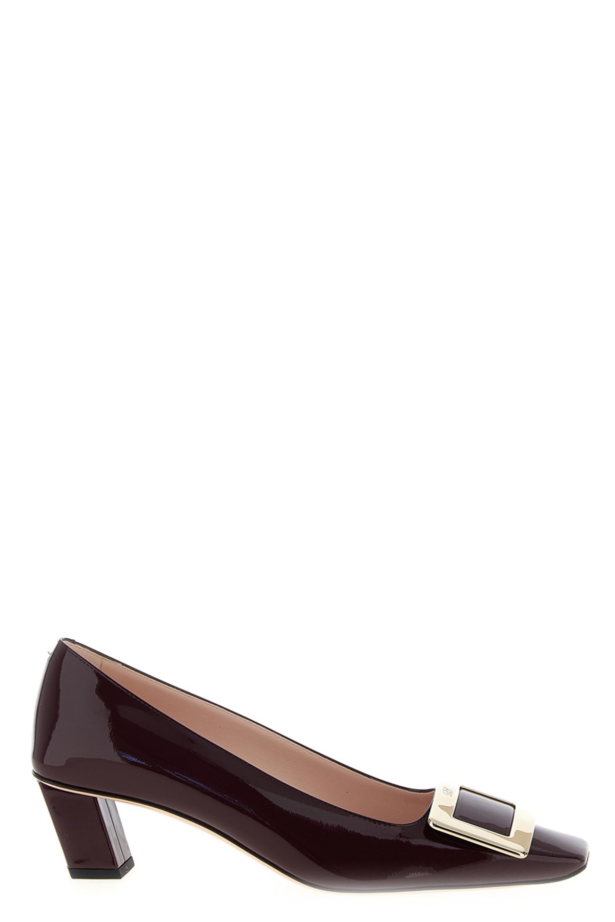 Roger Vivier 45mm Trompette Patent Leather Pumps In Multi