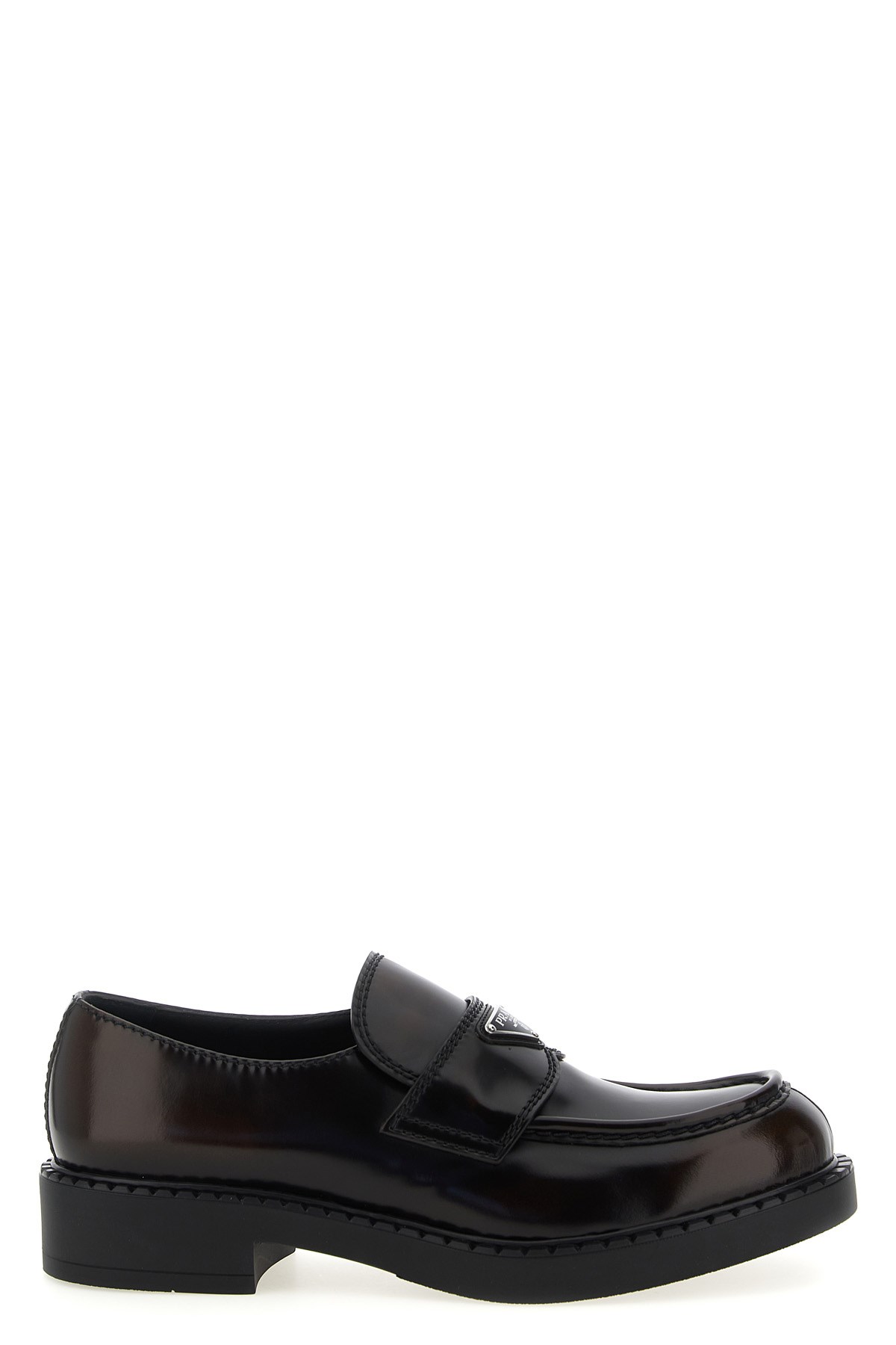 Prada 'chocolate' Loafers In Brown