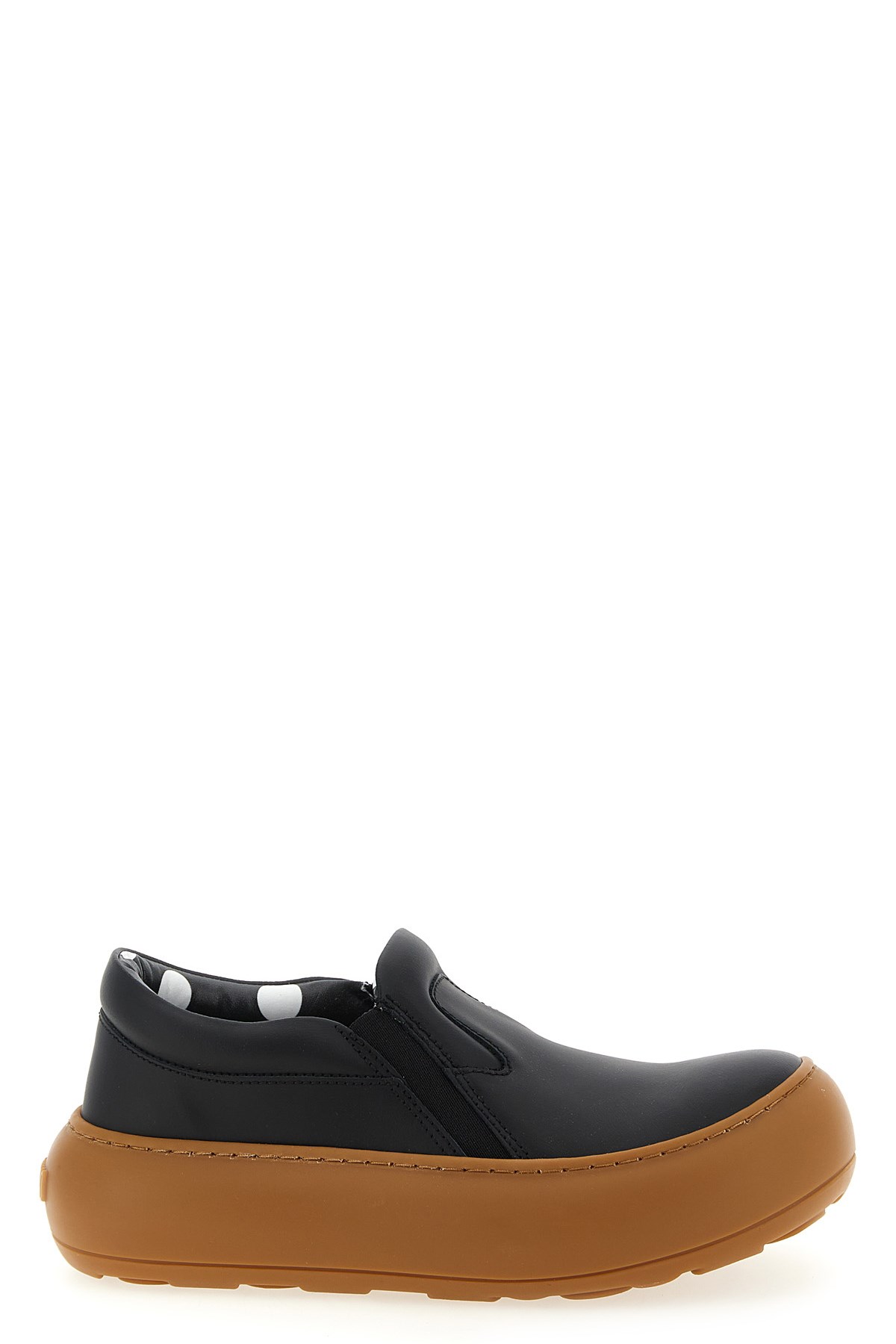 Moschino Slip-on Sneakers Sole Contrasting In Black