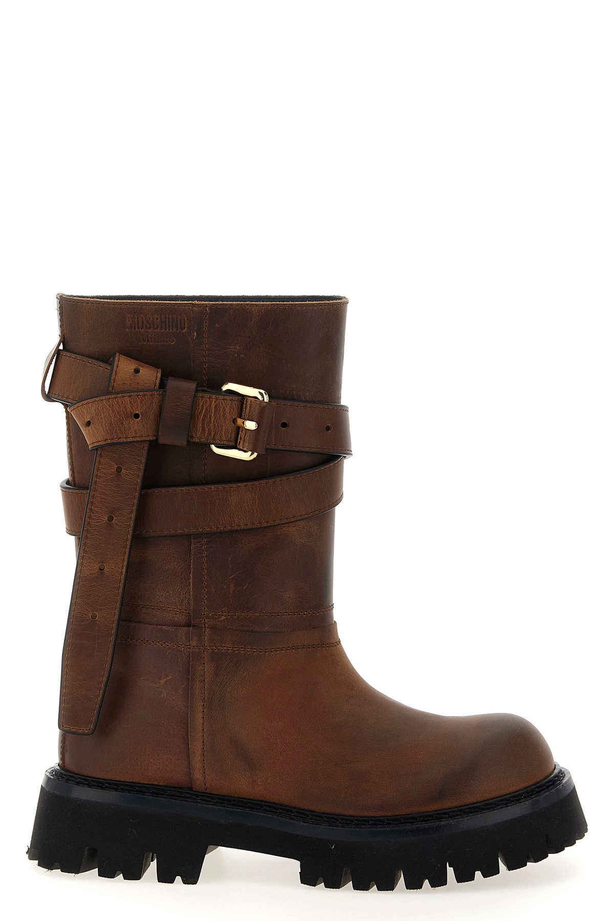 【関税＆送料込み】Moschino 'Brick' Boots Moschino 'brick' boots available on julian-fashion.com