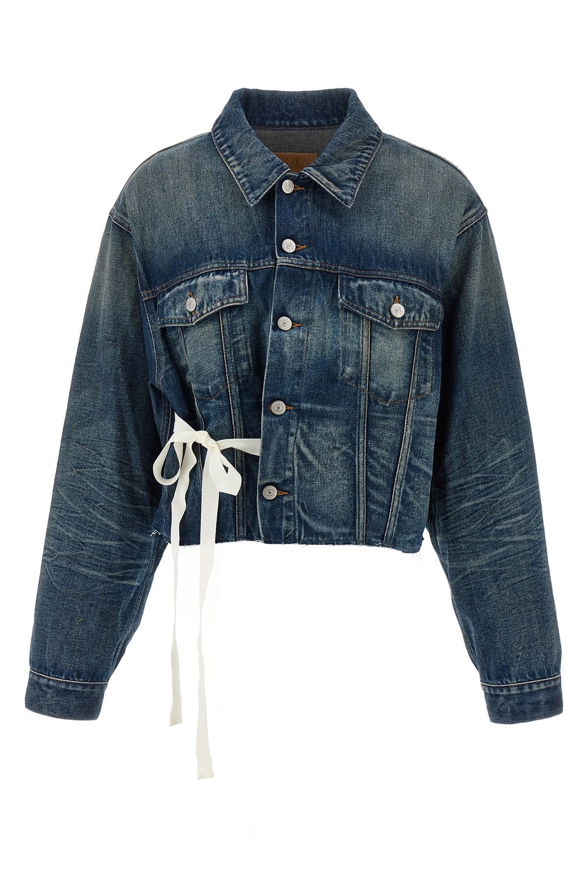ジャケット MM6 Maison Margiela Tape denim jacket (S52AM0340M30017 962) MM6 Maison Margiela Denim Jacket (Medium Blue) – CNCPTS