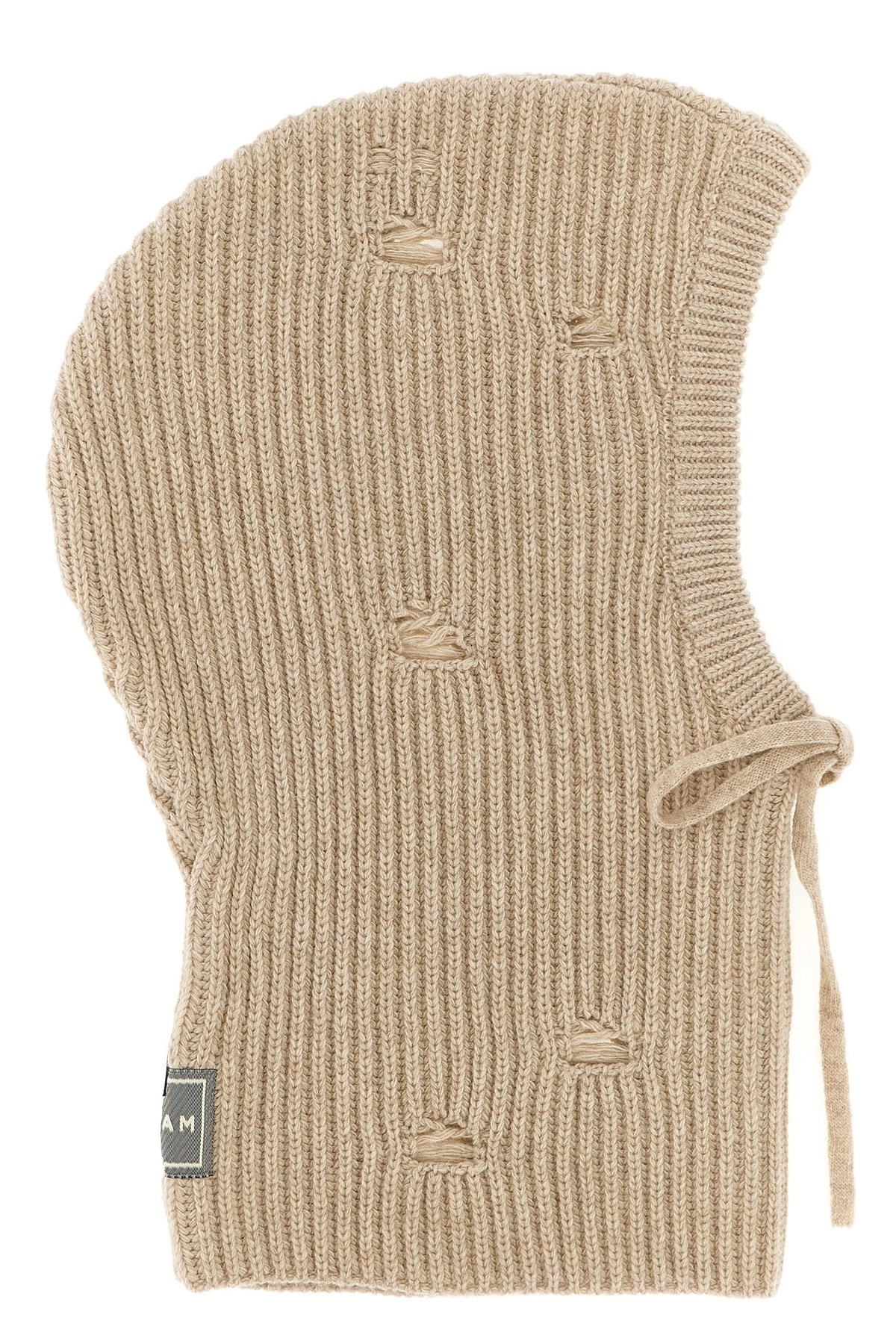 ニットキャップ・ビーニー MM6 Maison Margiela Distressed wool balaclava Mm6 maison margiela Distressed wool balaclava available on