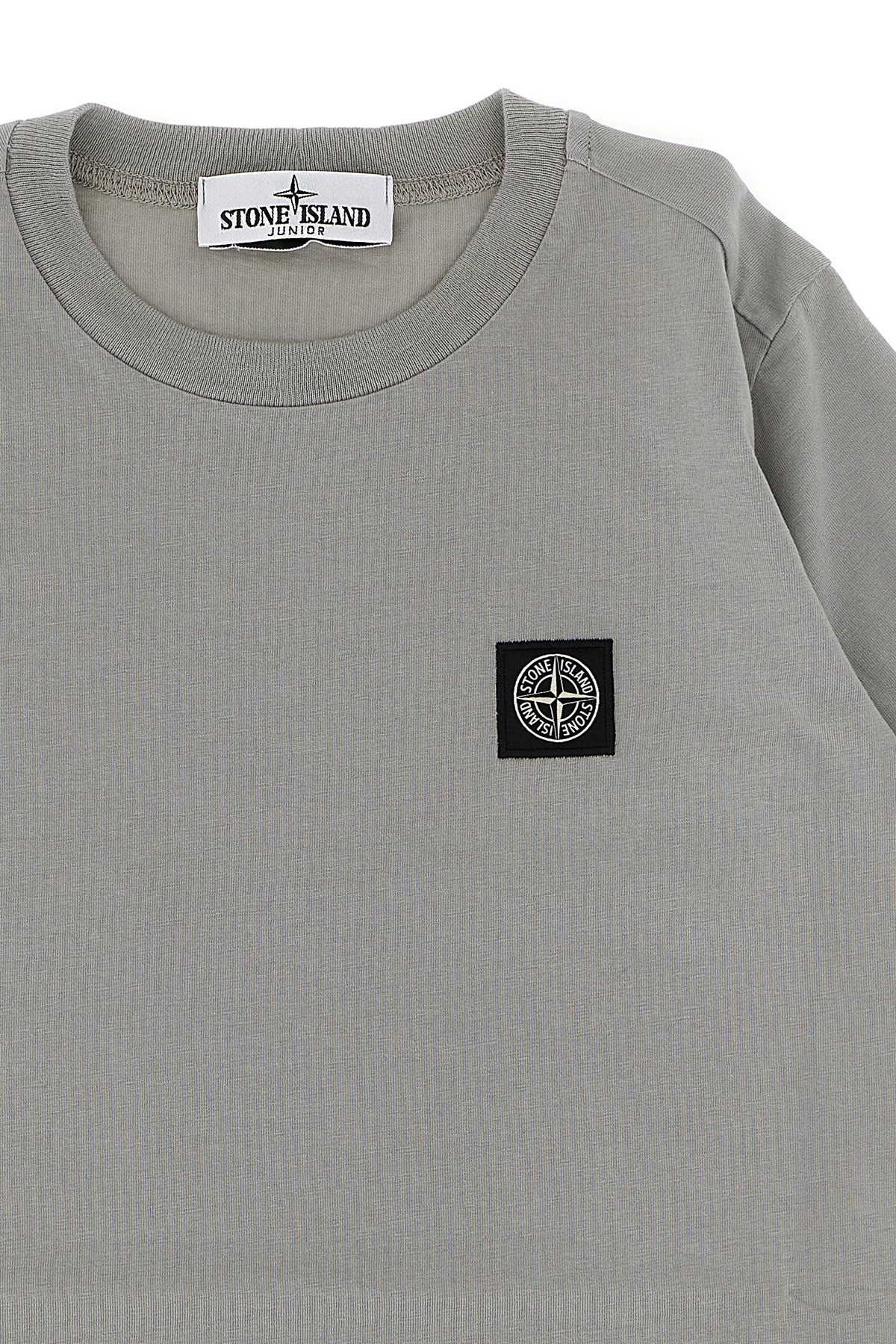 Stone island junior Logo patch t-shirt available on julian