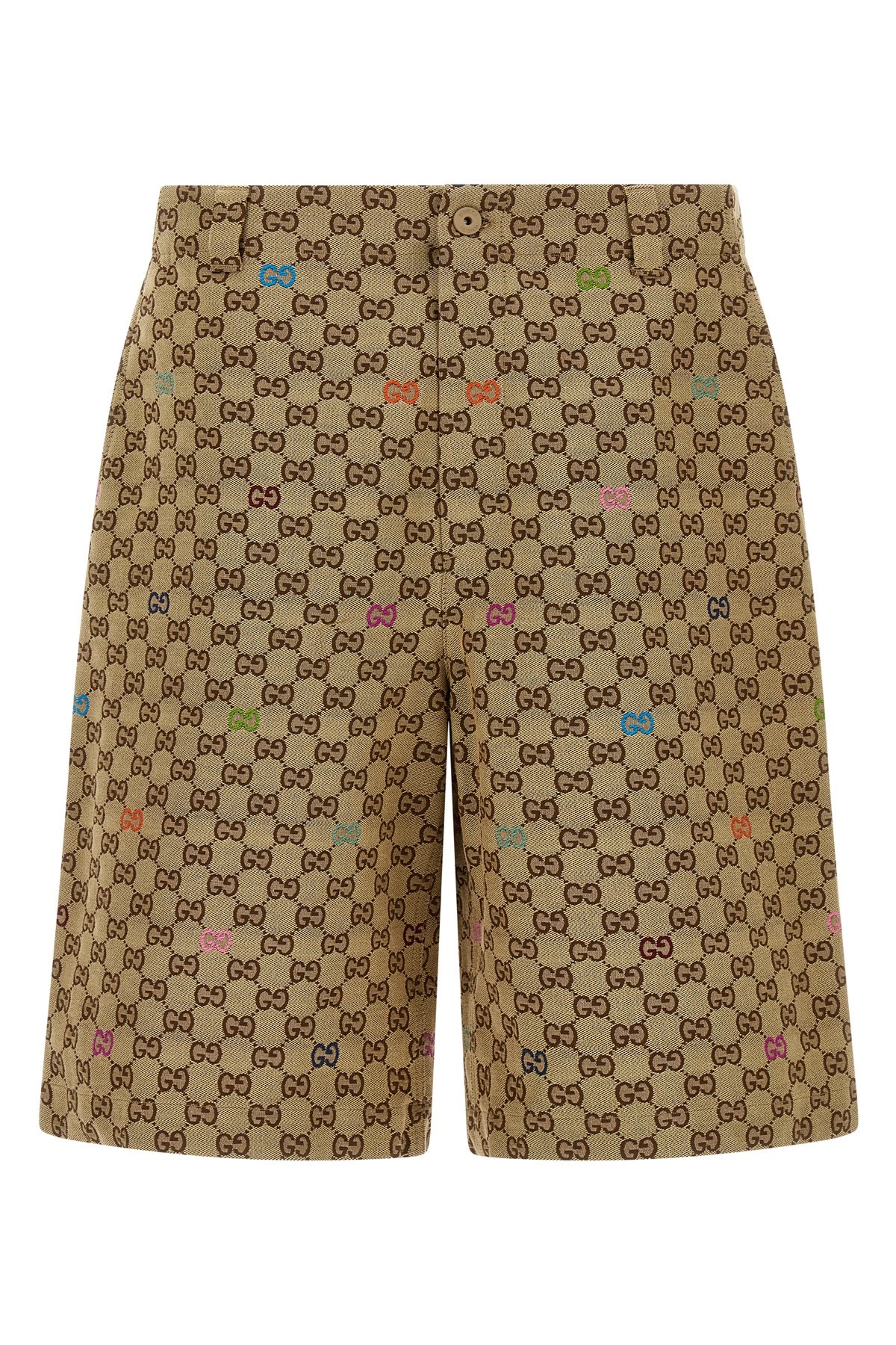 Gucci Multicolor Fil Coupé Bermuda Shorts In Multi