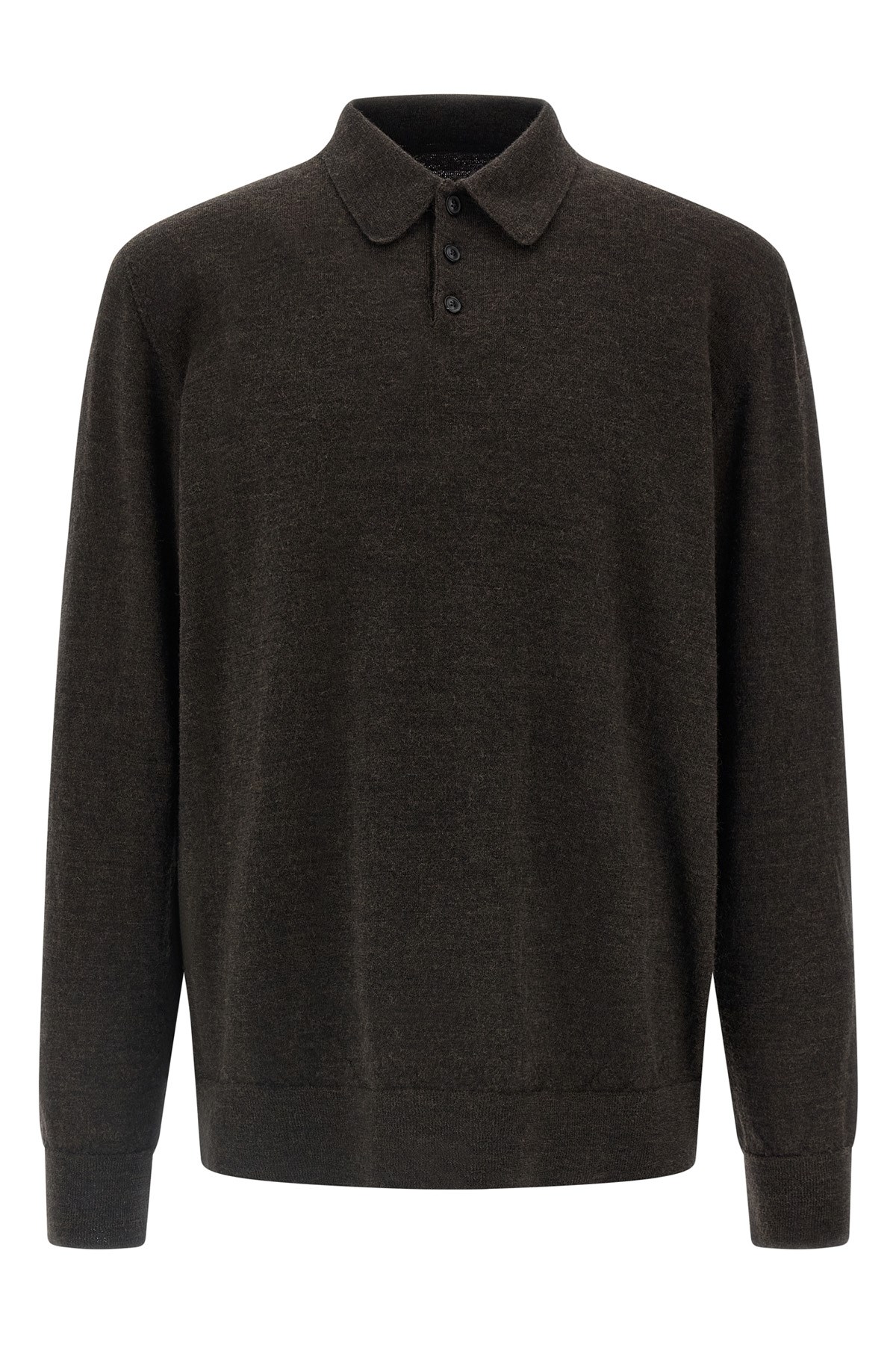 MAISON MARGIELA Suede Patch Polo Shirt