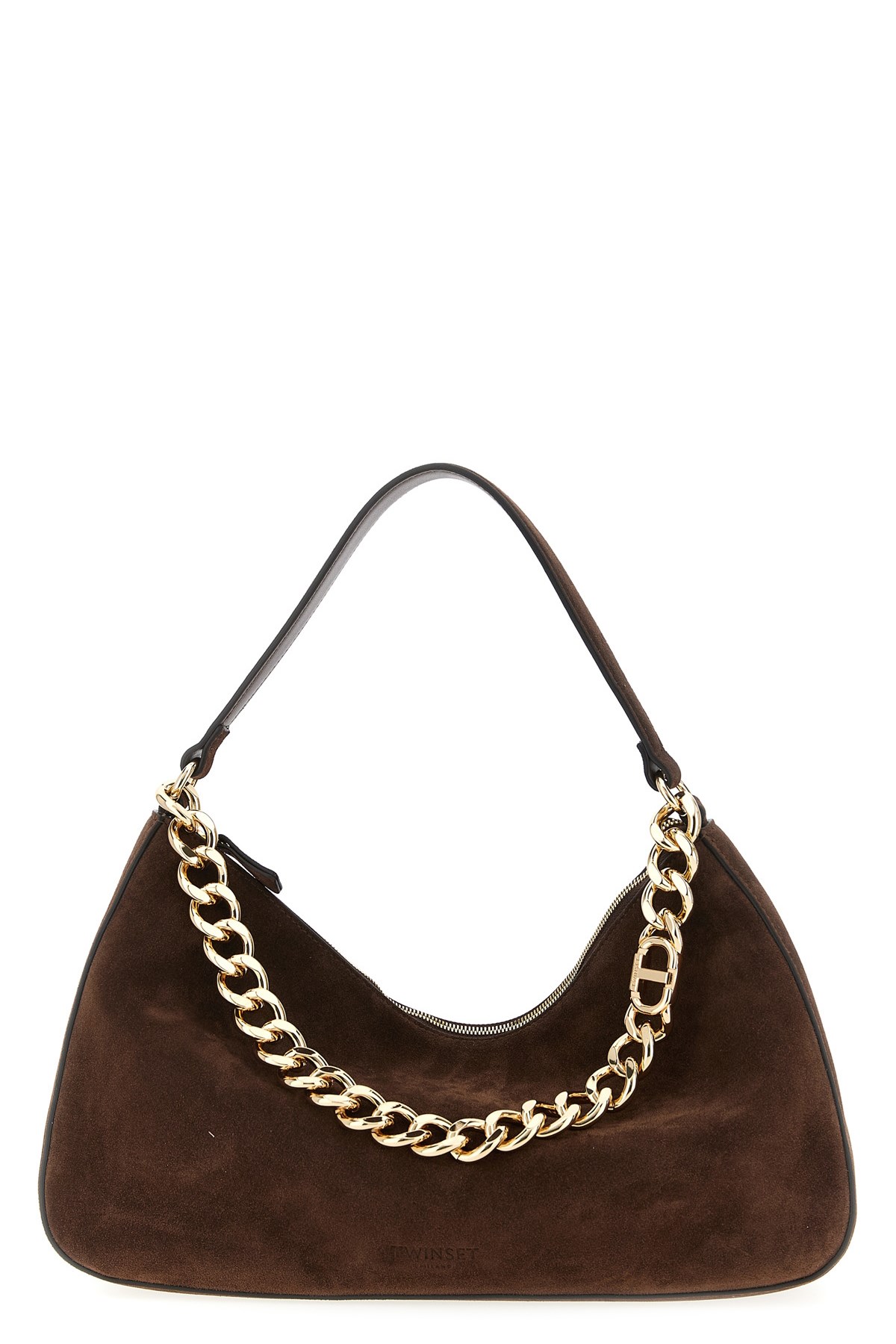 Twinset 'liliane' Medium Shoulder Bag In Brown