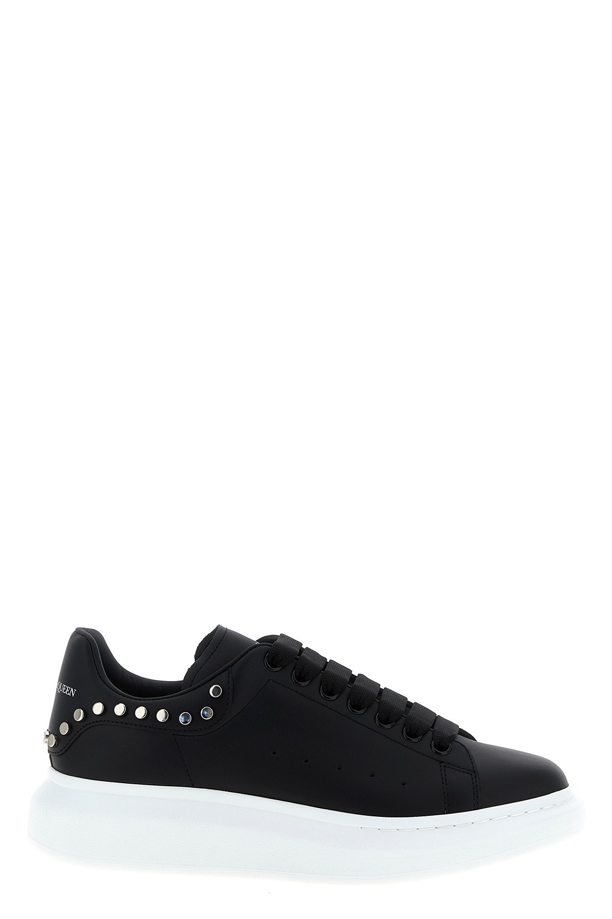 Alexander Mcqueen Oversized Low-top Sneakers With Studs In Black