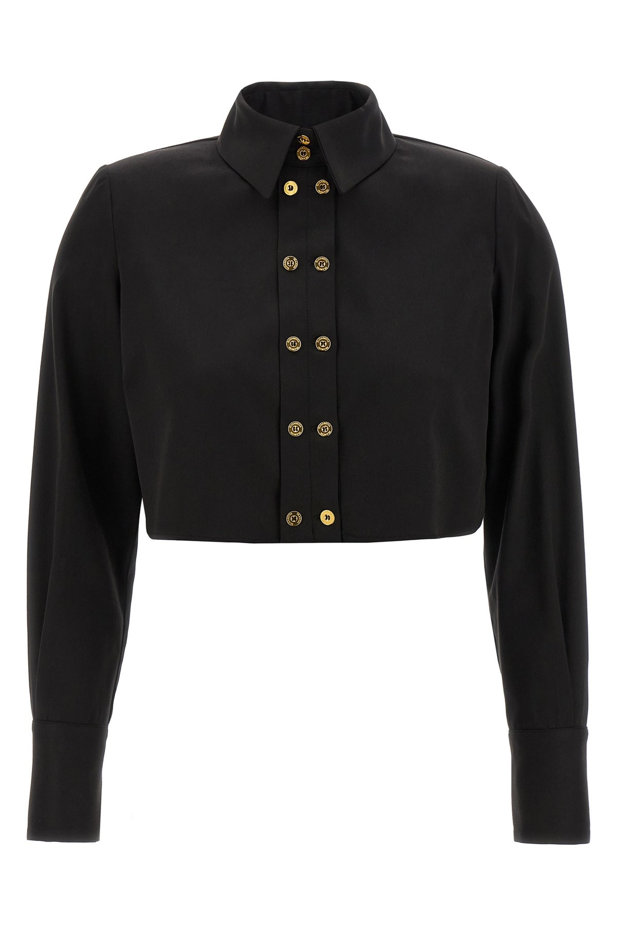 Tシャツ・カットソー ELISABETTA FRANCHI FW25 Cropped shirt (CA09756E2 110) Elisabetta franchi Cropped shirt available on julian-fashion