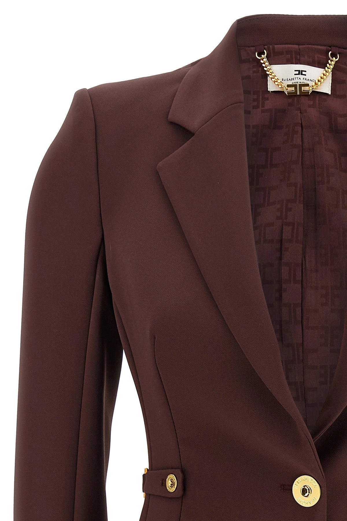 ボトムスその他 Elisabetta Franchi Jewel Strap Blazer Elisabetta Franchi Jewel Strap Blazer from $548.00 - on Stylight
