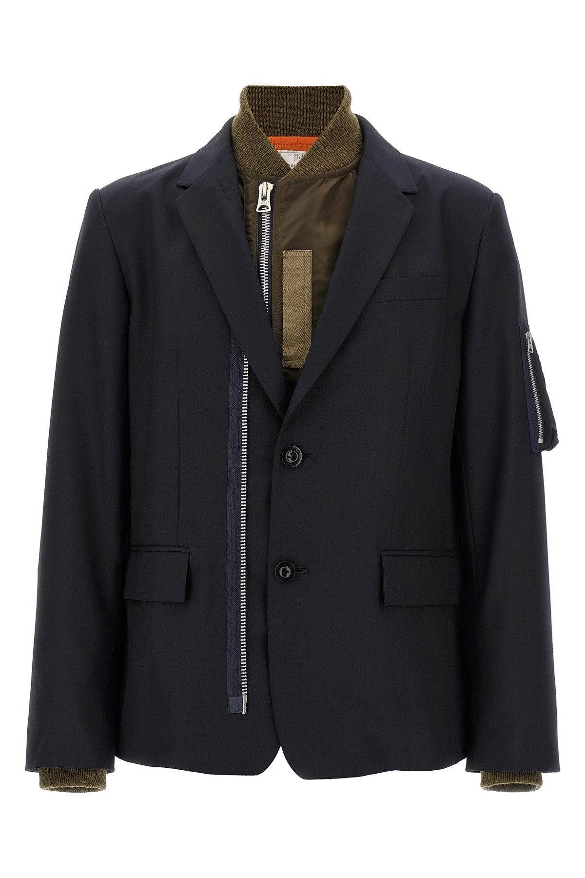 【関税込み】sacai BOMBER INSERT BLAZER Sacai Bomber insert blazer available on julian-fashion.com