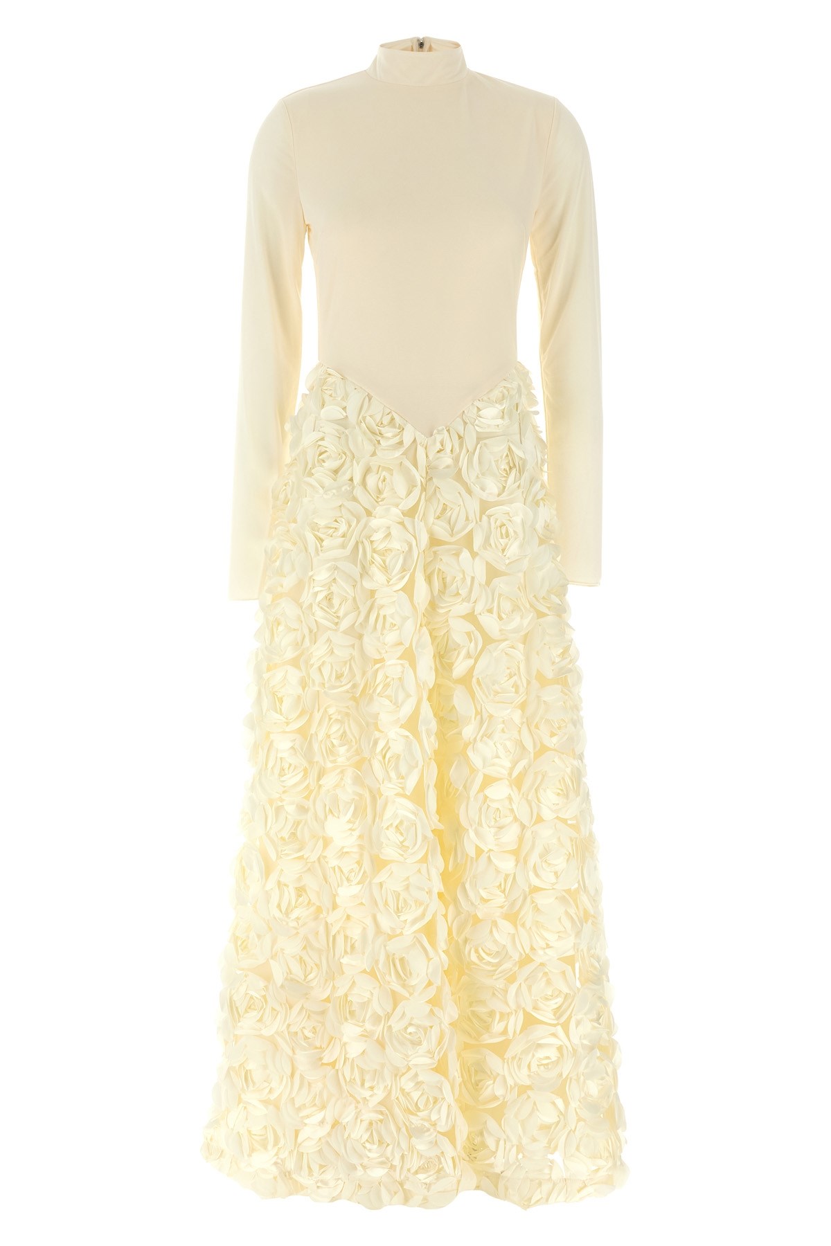 Rotate Birger Christensen 'long Sleeve Maxi' Dress In White