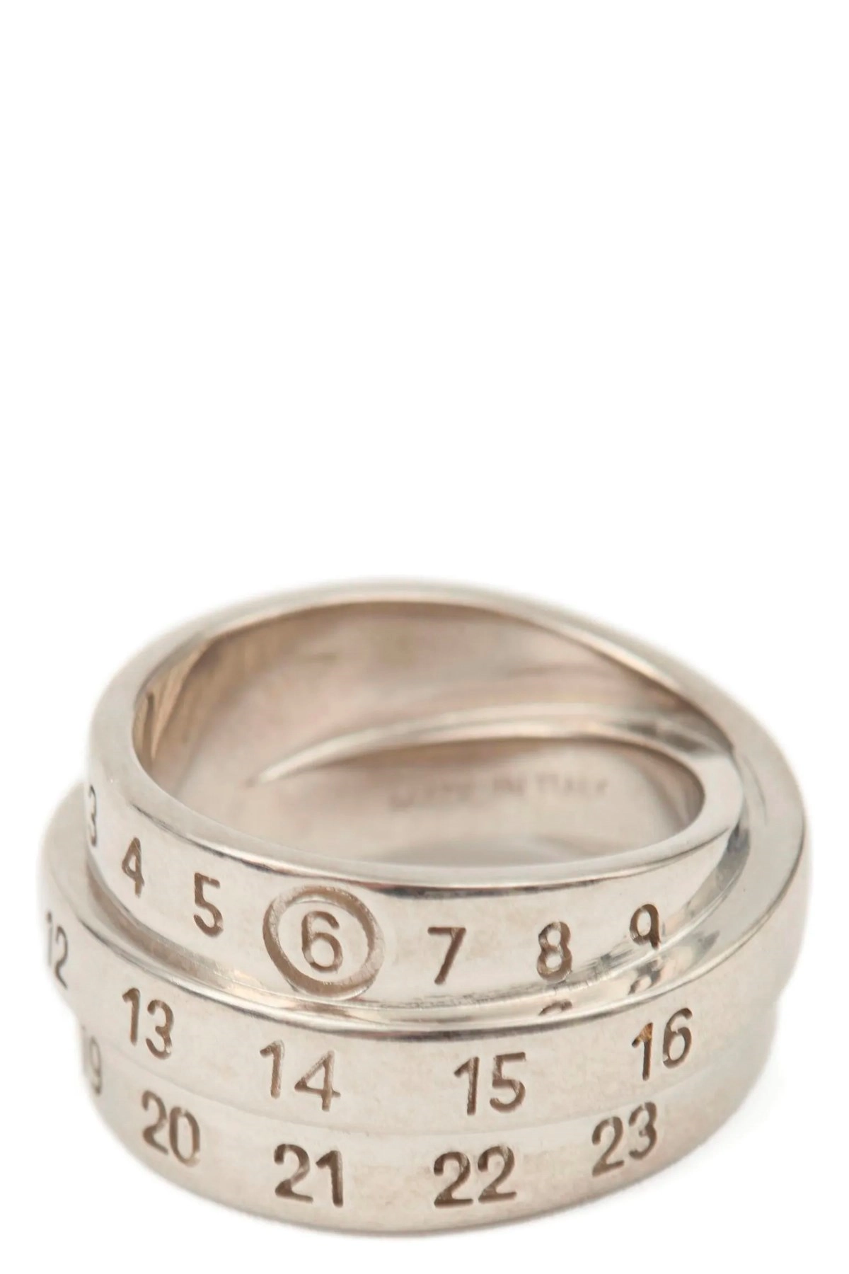 指輪・リング Mm6 Maison Margiela Logo Ring MM6 Maison Margiela Logo Ring | italist
