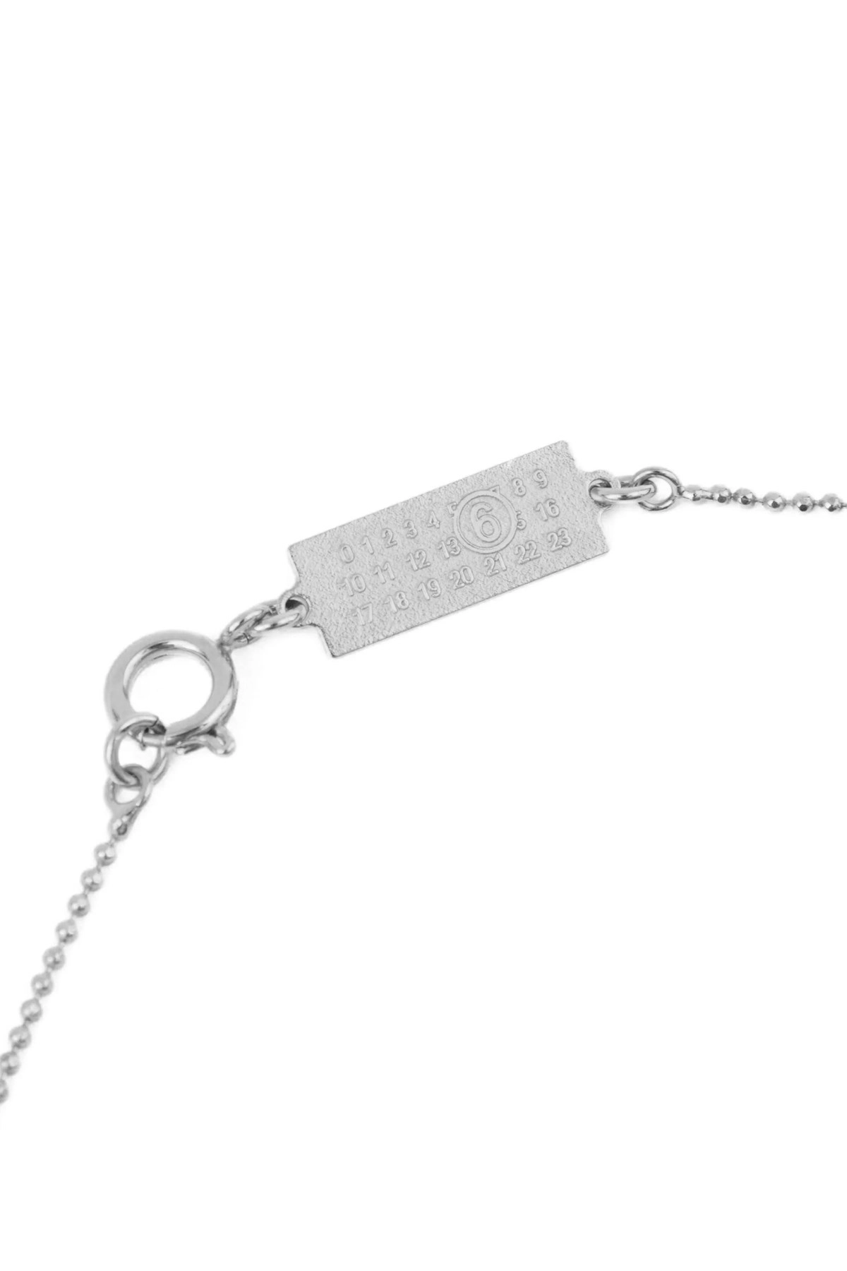 【関税＆送料込み】Mm6 Maison Margiela 'Anello ChevaliA¨re' Silver Numeric Ring by MM6 Maison Margiela on Sale
