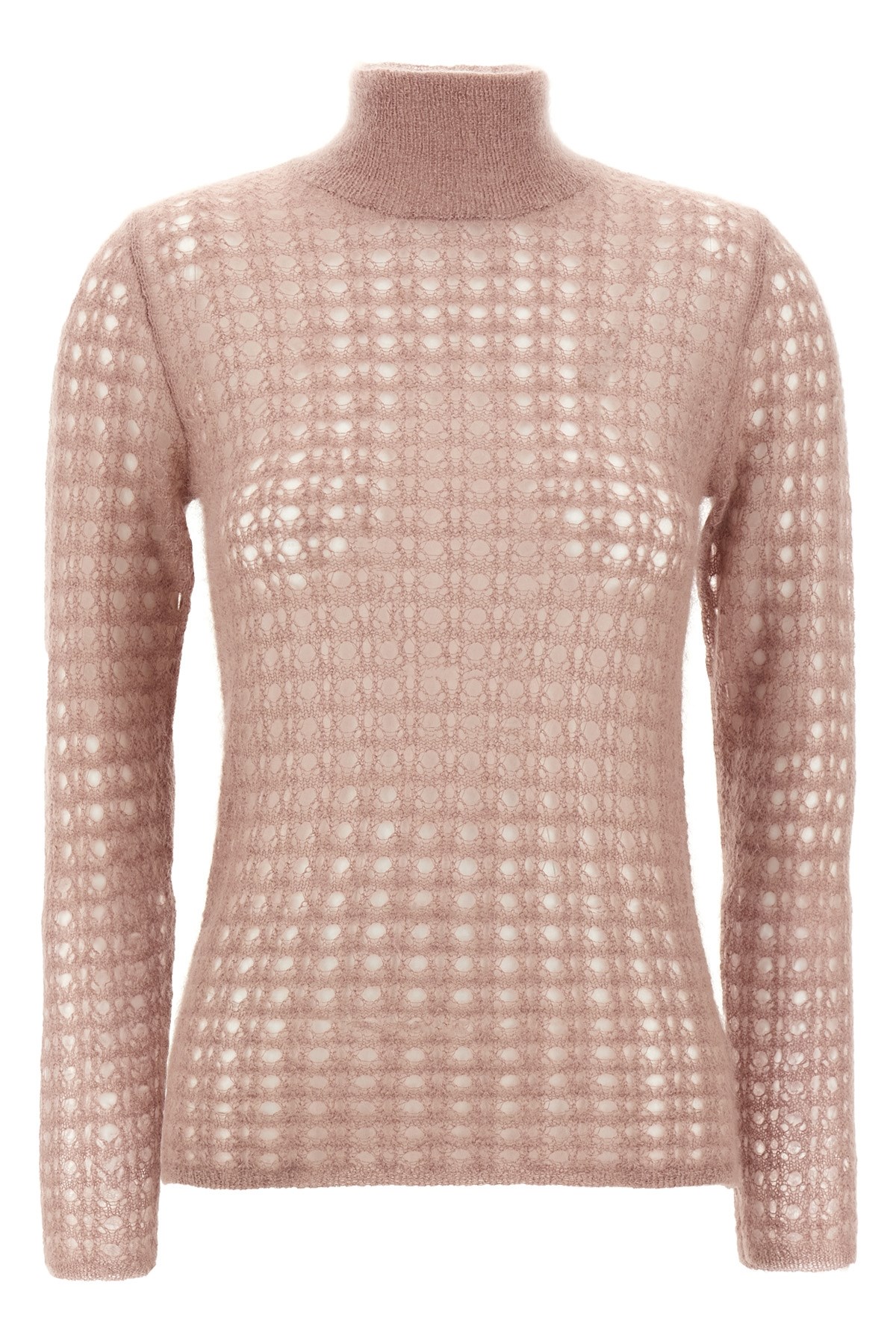 Fabiana Filippi Crochet Design Knitwear Sweater In Pink