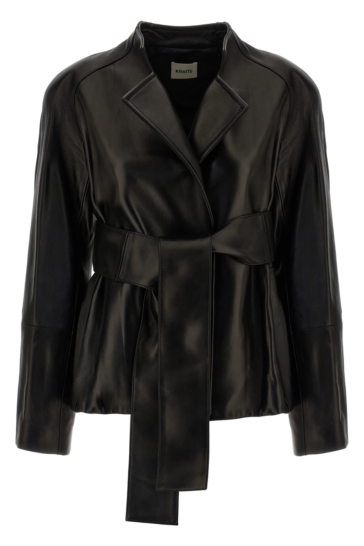 レザージャケット・コート KHAITE FW25 'Edith' jacket (6181937 200) Edith Jacket in Black Leather – KHAITE