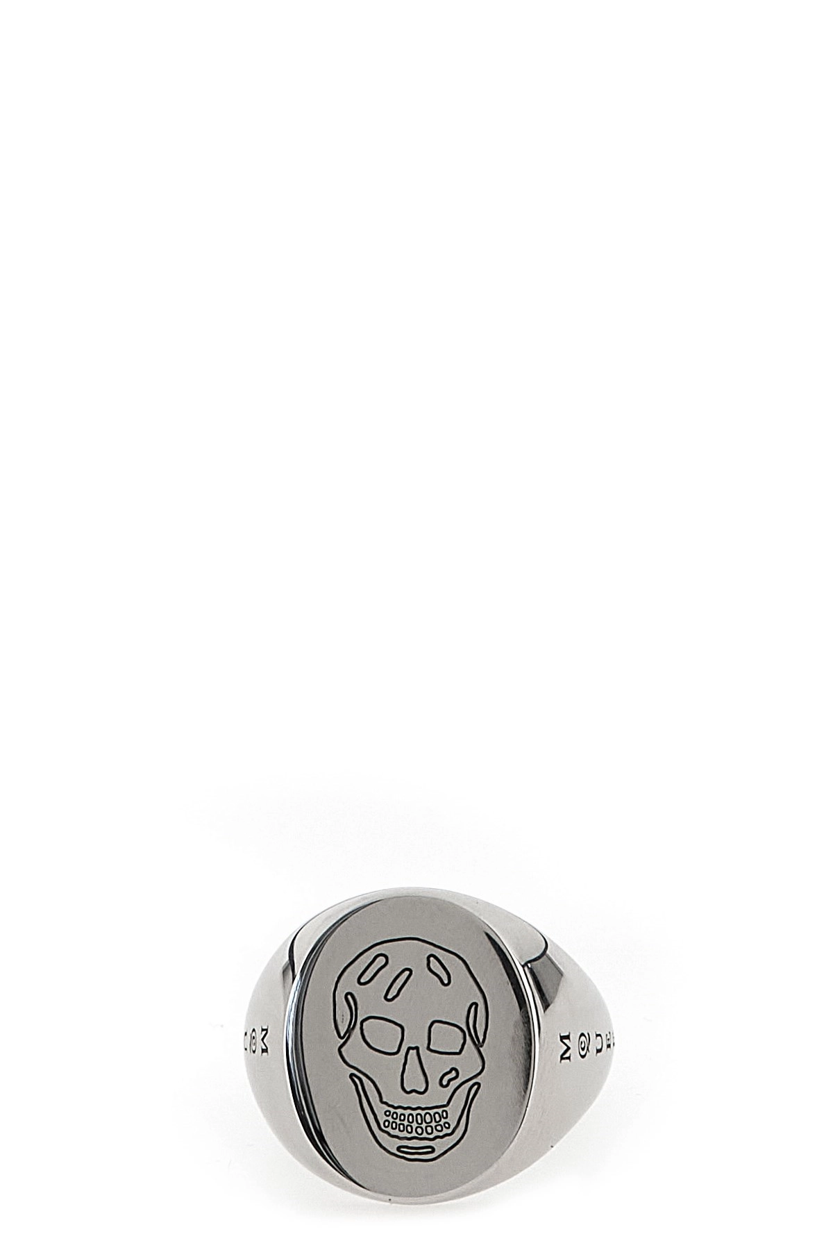 アクセサリーその他 MCQUEEN 'Signet' ring Alexander McQueen Silver Jeweled Signet Ring Alexander McQueen