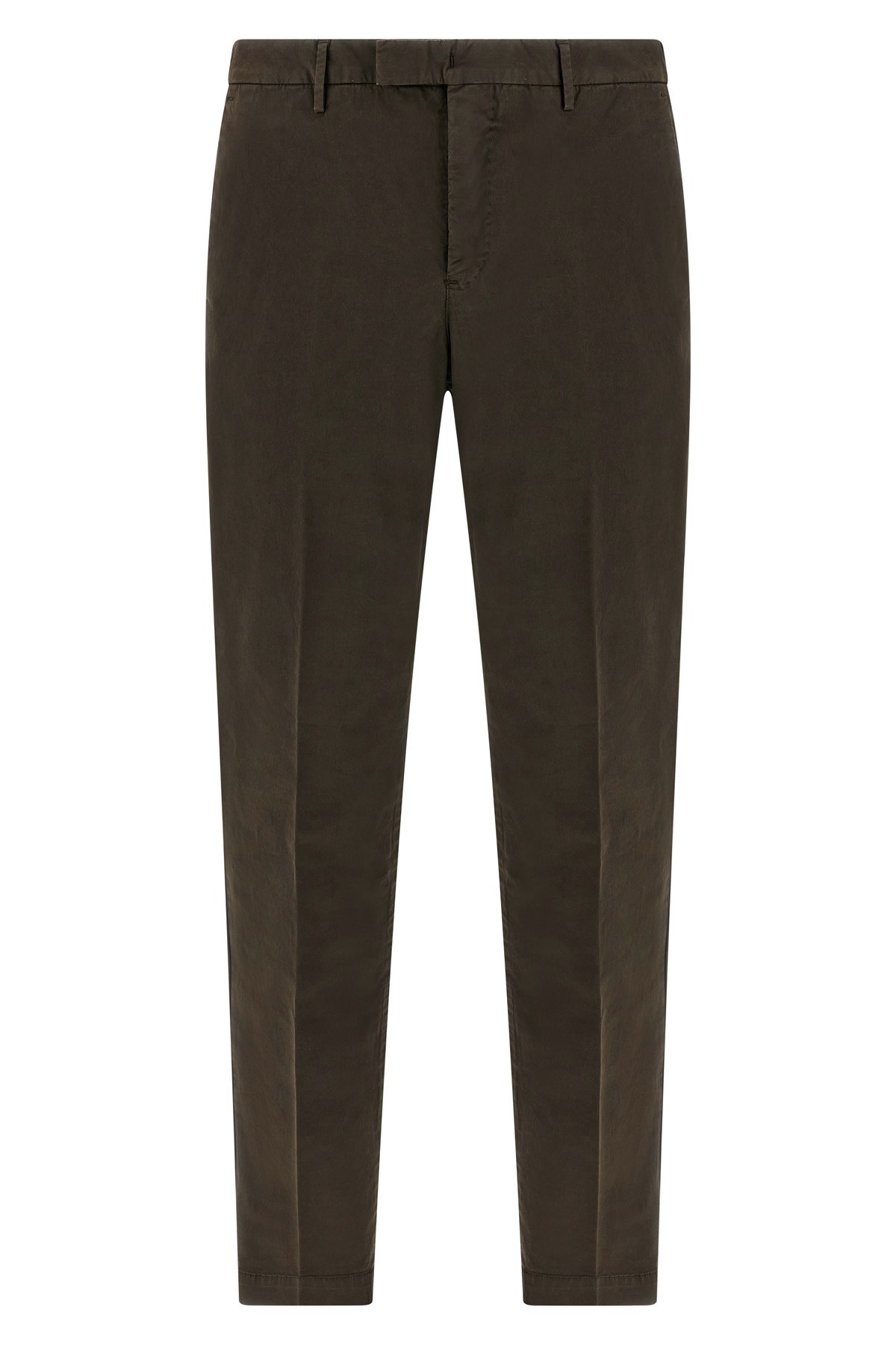 Pt Torino Tapered Trousers In Brown