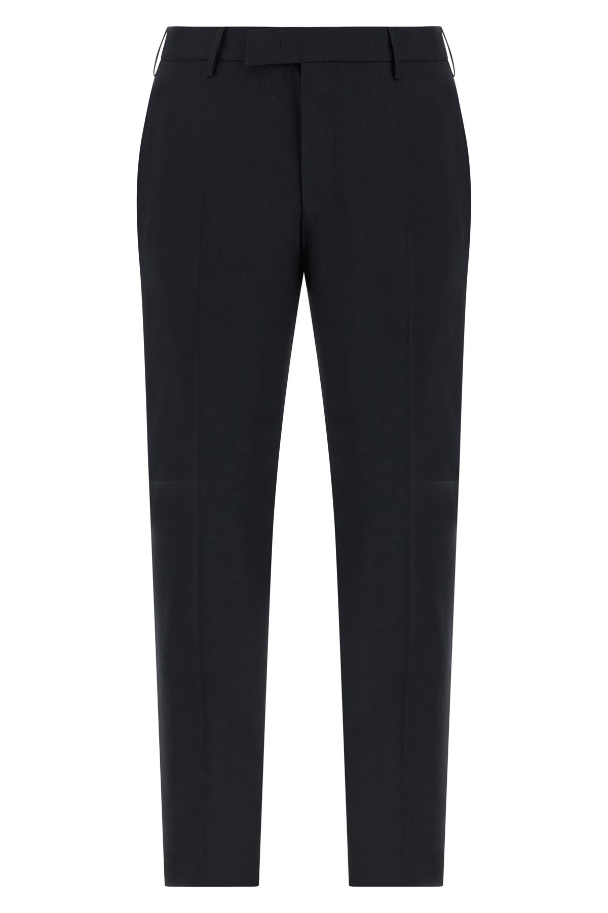 Pt Torino Pant Wool Stretch Front Pleats In Black
