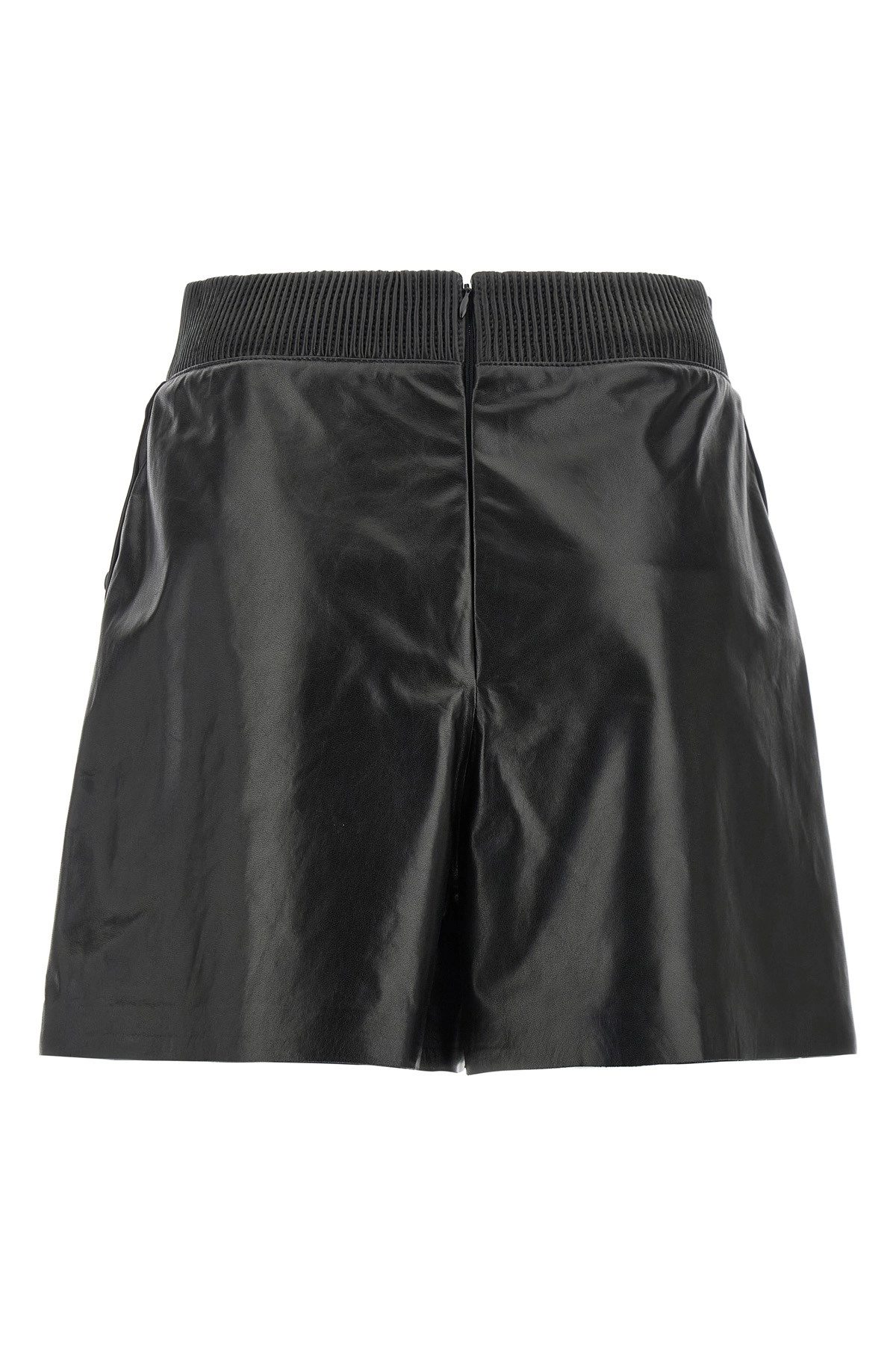 ショートパンツ Giovanni Bedin Nappa Leather Shorts With Ribbed Details Giovanni bedin Nappa shorts available on julian-fashion.com