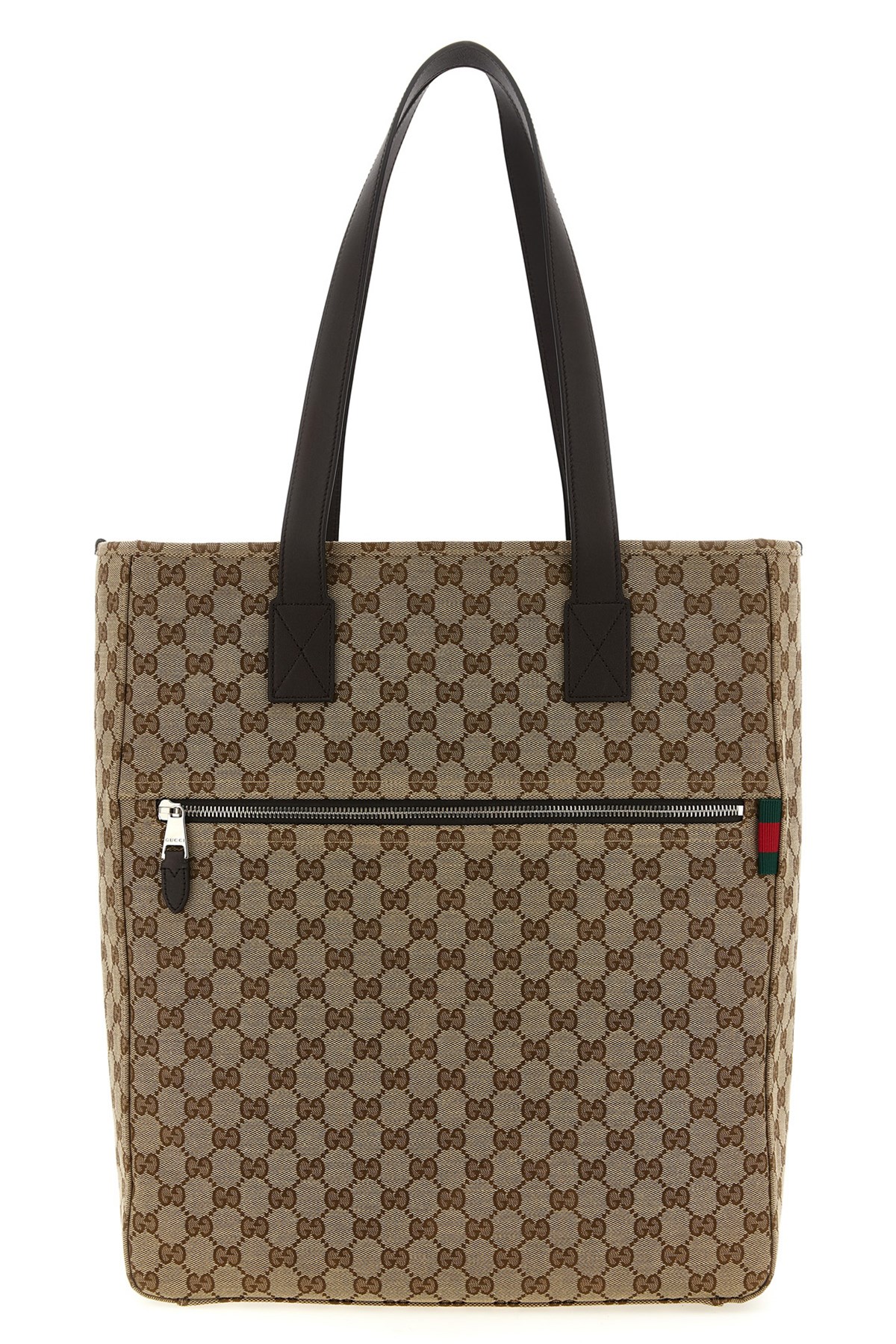 Gucci Gg Shoulder Bag In Brown