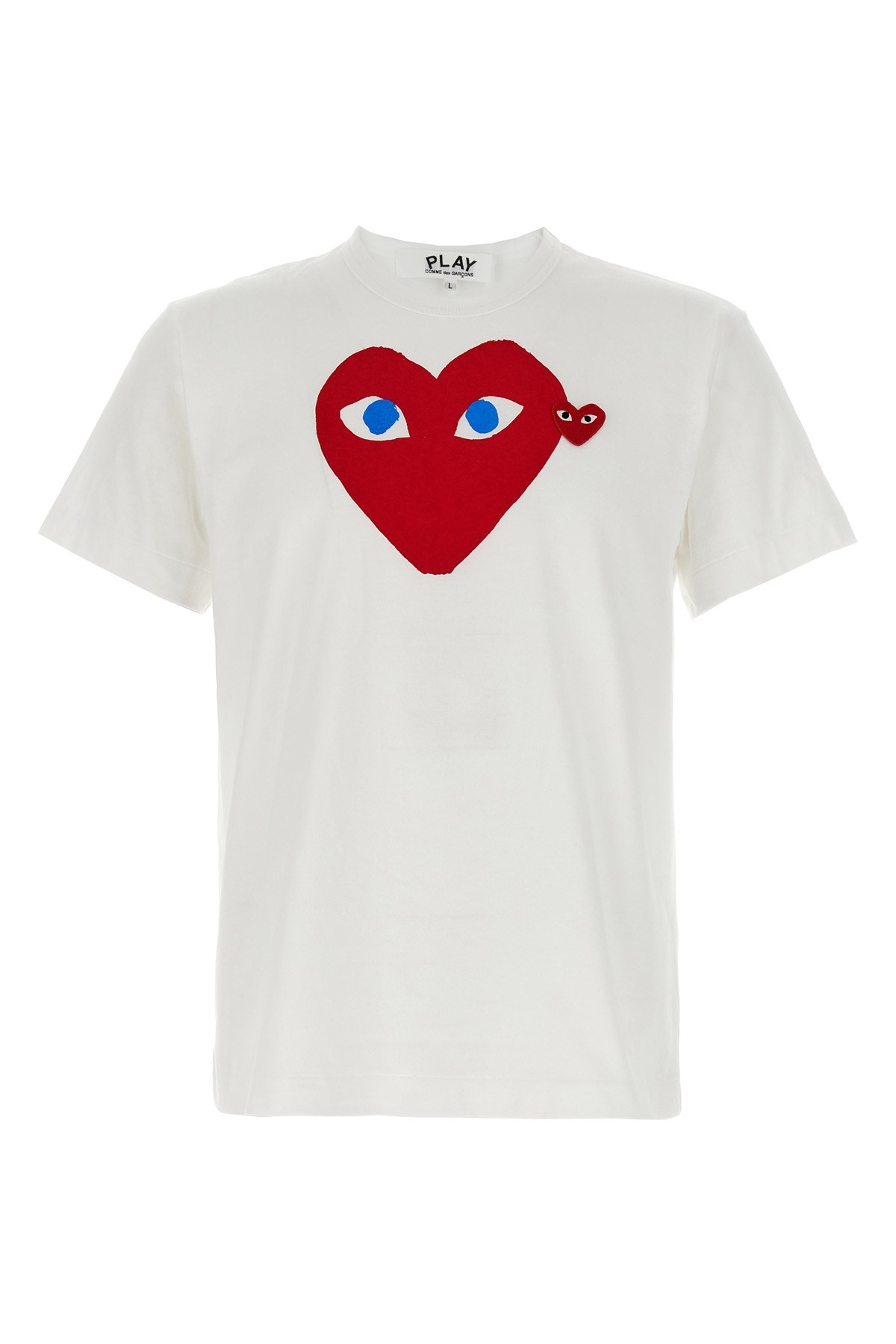 COMME DES GARÇONS PLAY Printed T-Shirt And Logo Patch