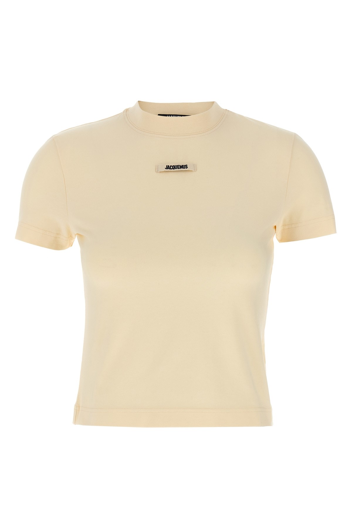 Jacquemus 'le T-shirt Gros-grain' T-shirt In Sand