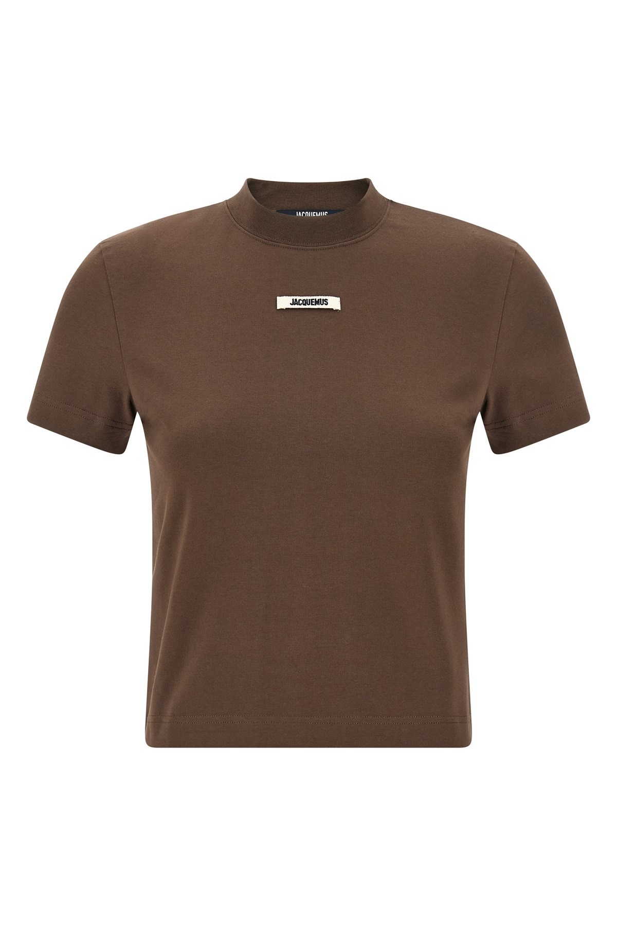 Jacquemus 'le T-shirt Gros-grain' T-shirt In Brown