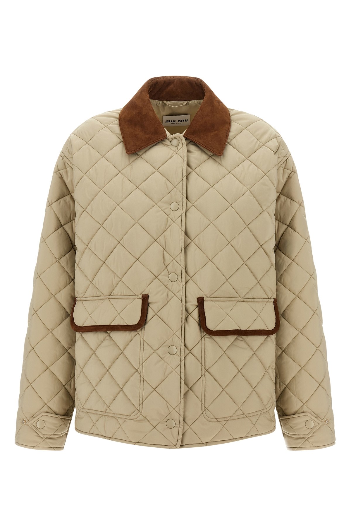 MIU MIU Suede Detail Blouson