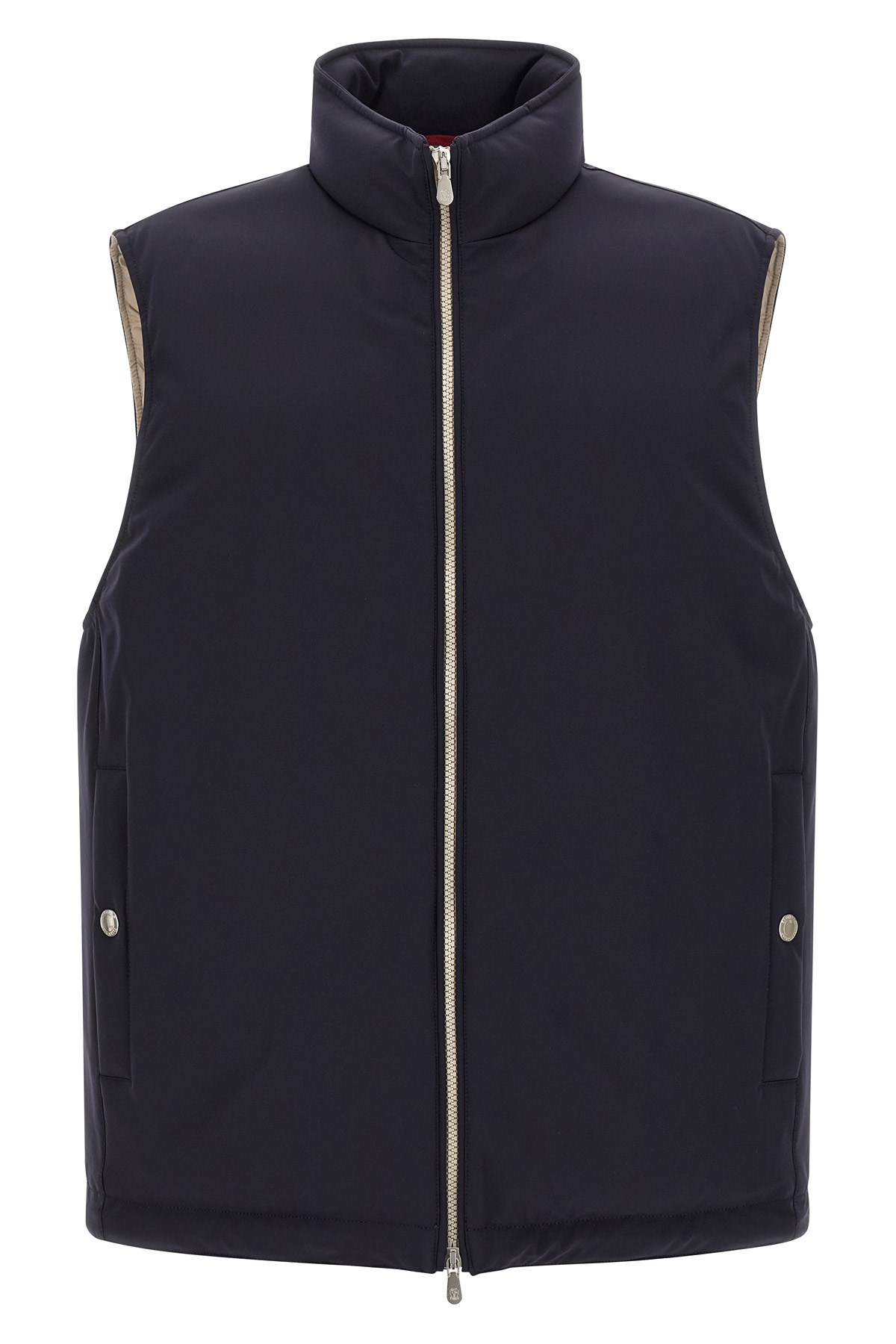 Brunello Cucinelli Gilet Imbottito In Blue