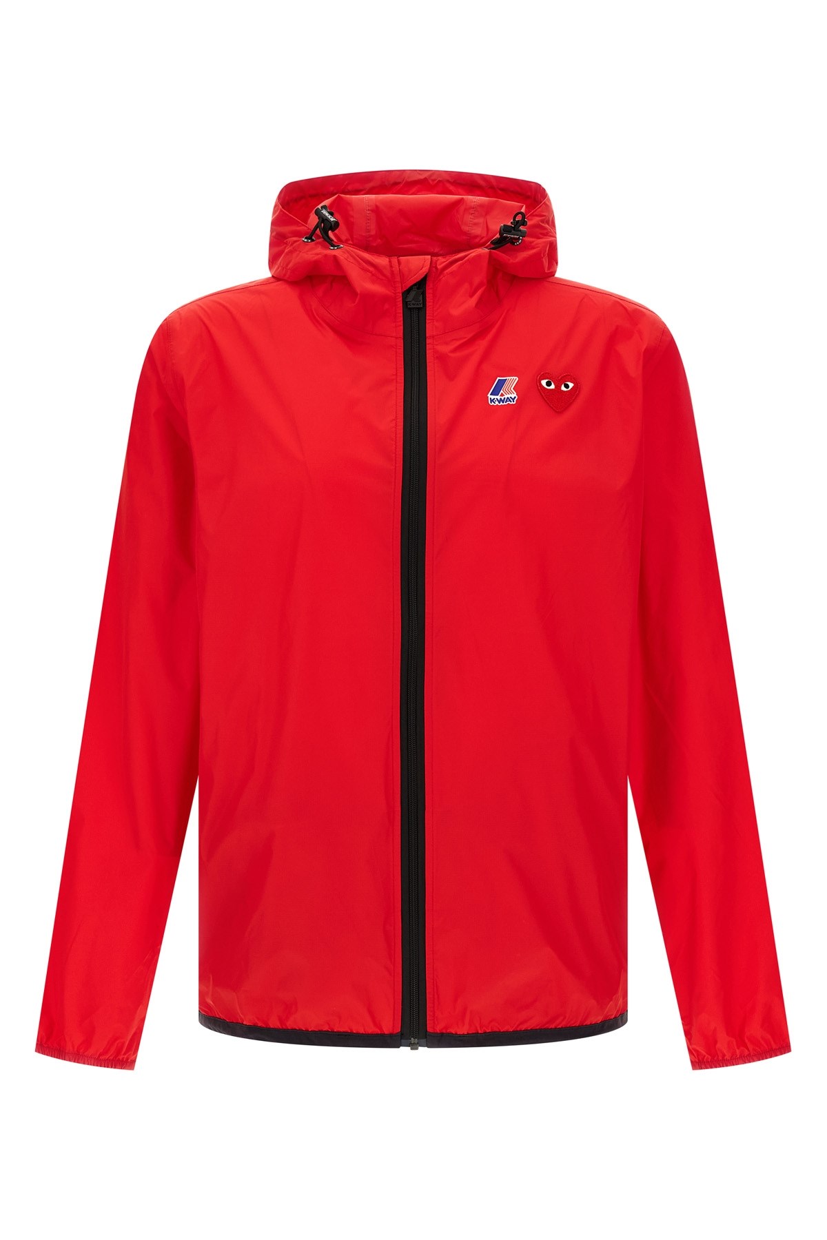 Comme Des Garçons Play Coats & Jackets In Red
