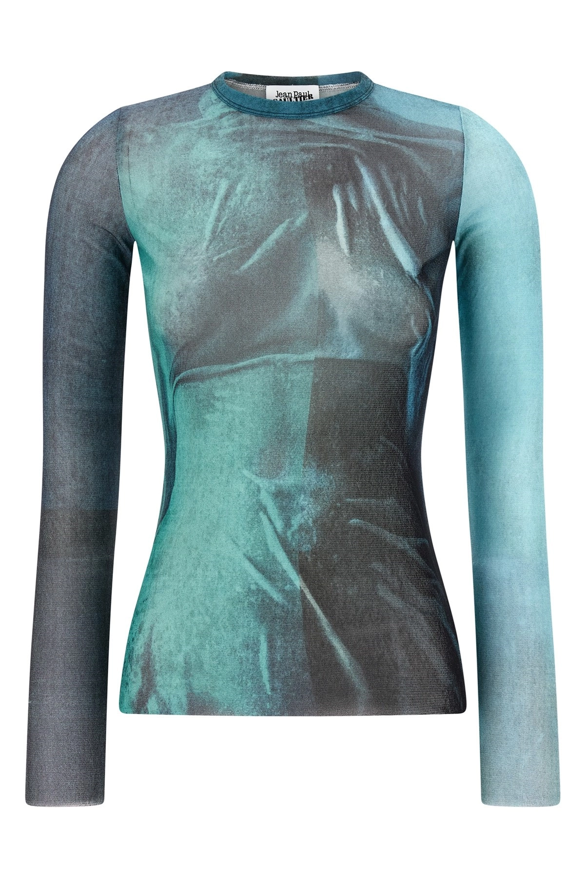 Tシャツ・カットソー JeanPaul GAULTIER FW25 'Water' top (2503WTO310M004P 5557) Jean paul gaultier 'water' top available on julian-fashion