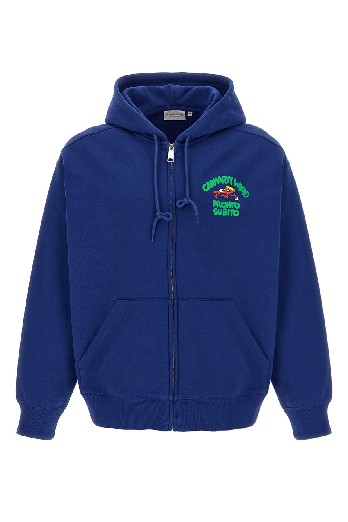 Carhartt Hooded Pronto Sweat Jacket Sweatshirt Blue In Blue