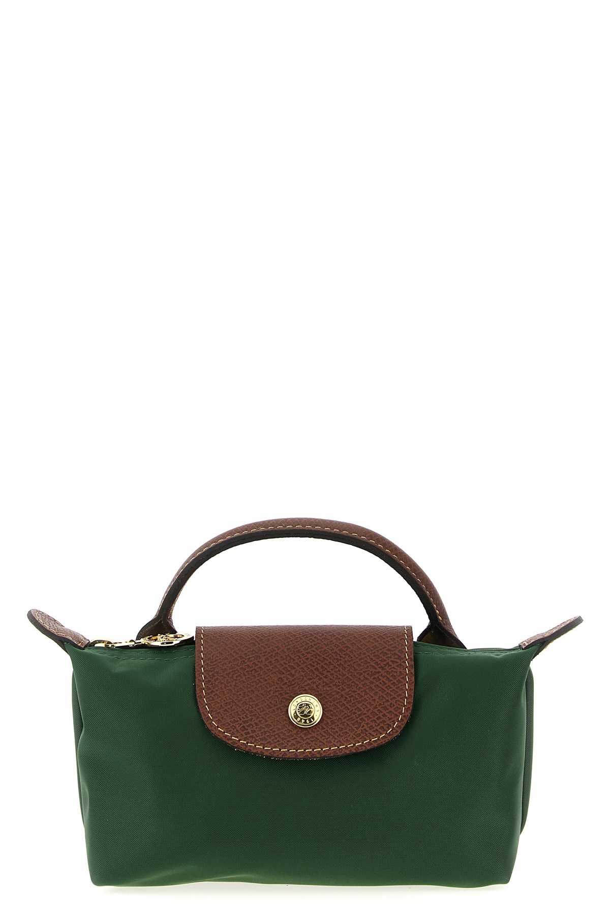 Longchamp 'le Pliage Original' Clutch In Green
