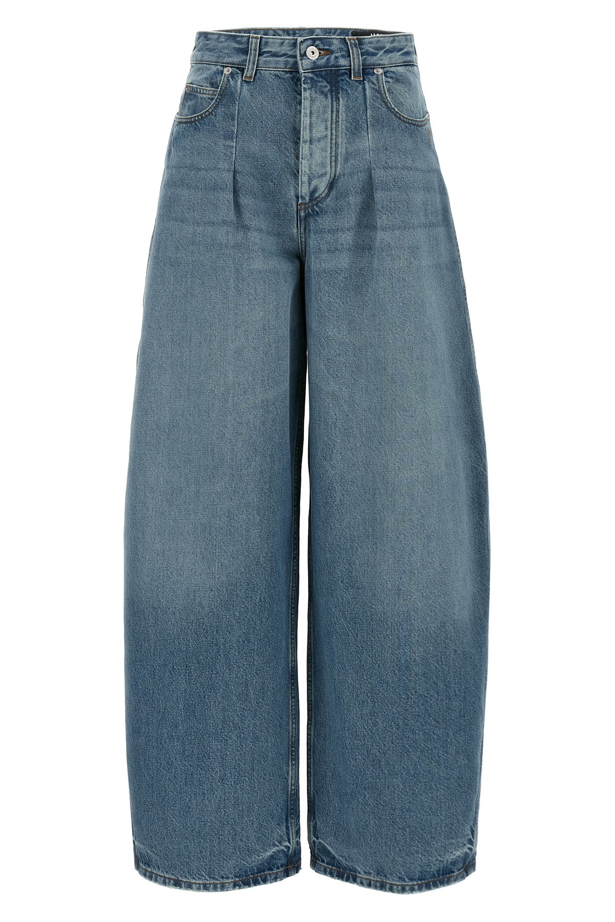 Jacquemus 'le De-nimes Ovalo' Jeans In Blue