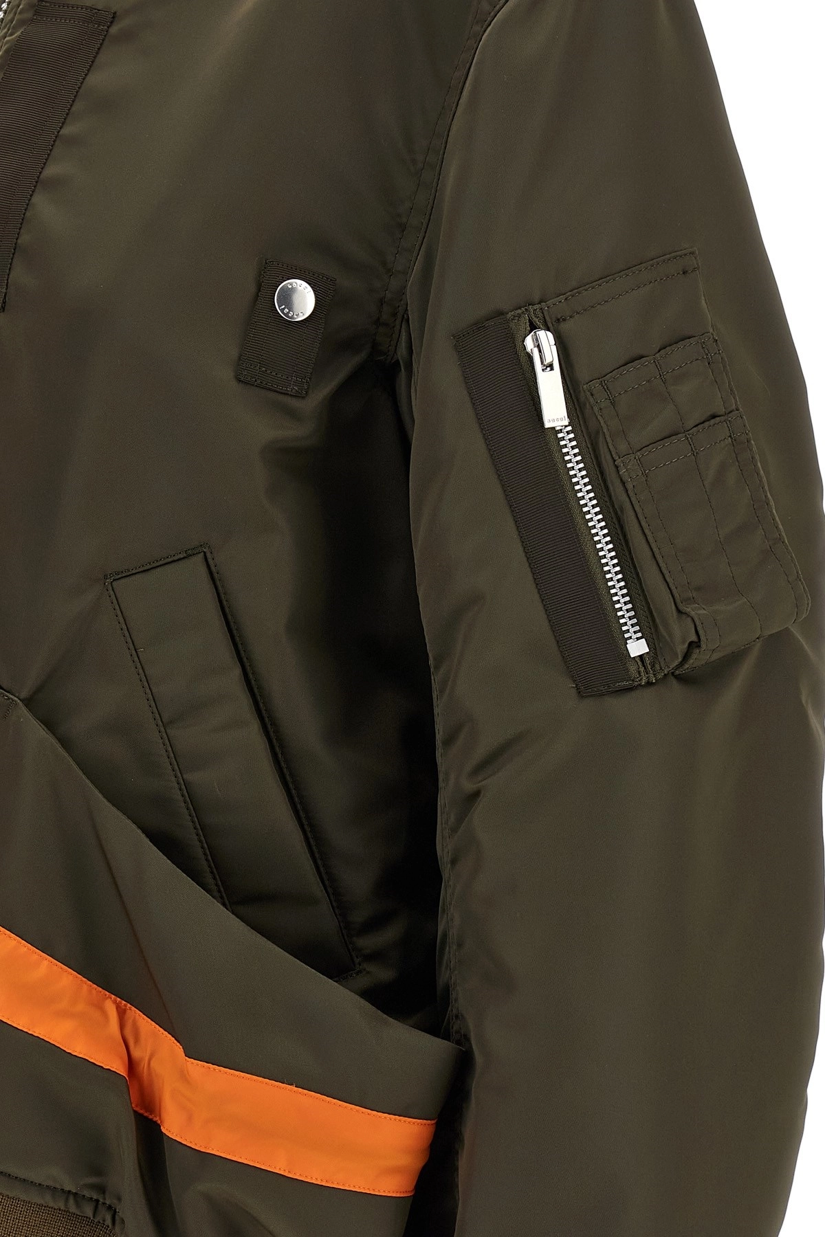ブルゾン sacai FW25 Drawstring bomber jacket (2507992 531) Nylon Twill Blouson | sacai Official Store サカイ オフィシャル