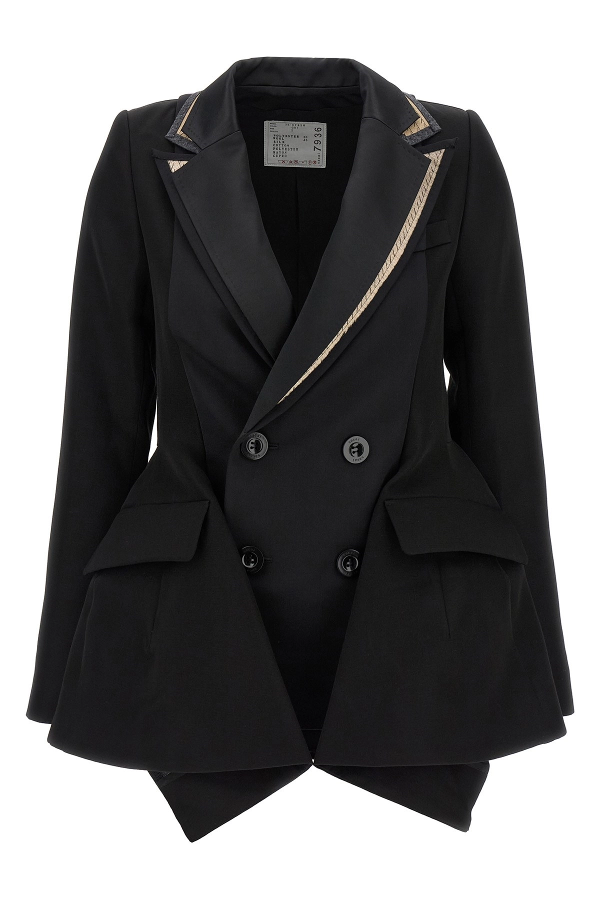 Sacai Multilayer blazer available on julian-fashion.com Sacai Multilayer blazer available on julian-fashion.com