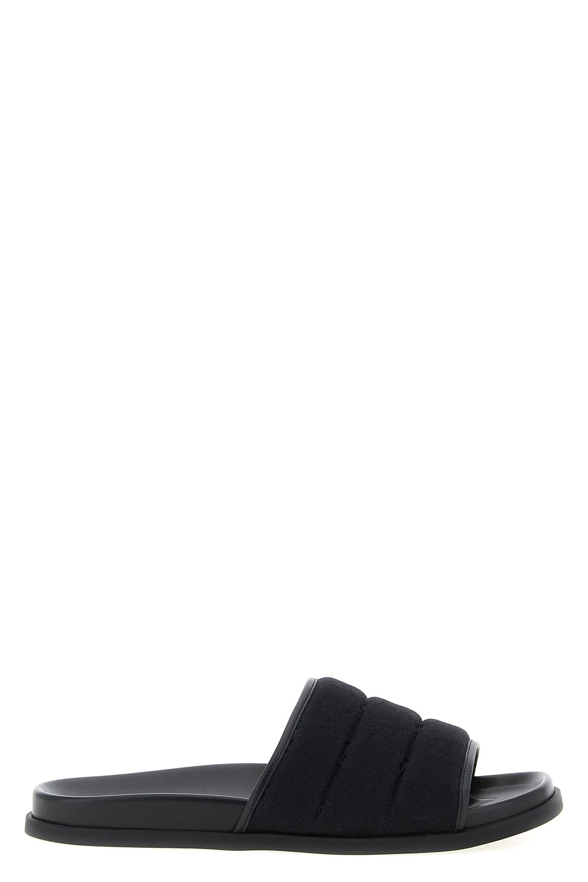 Gucci Gg Slides In Black