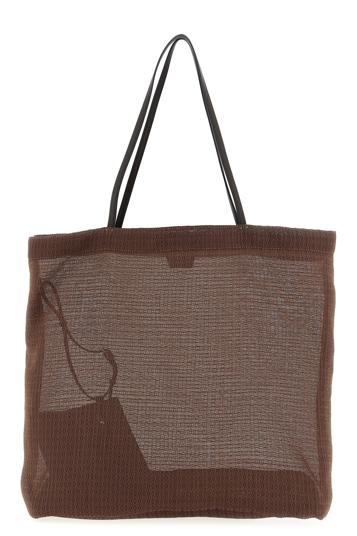 The Row 'barn Tote' Shopping Bag In Brown