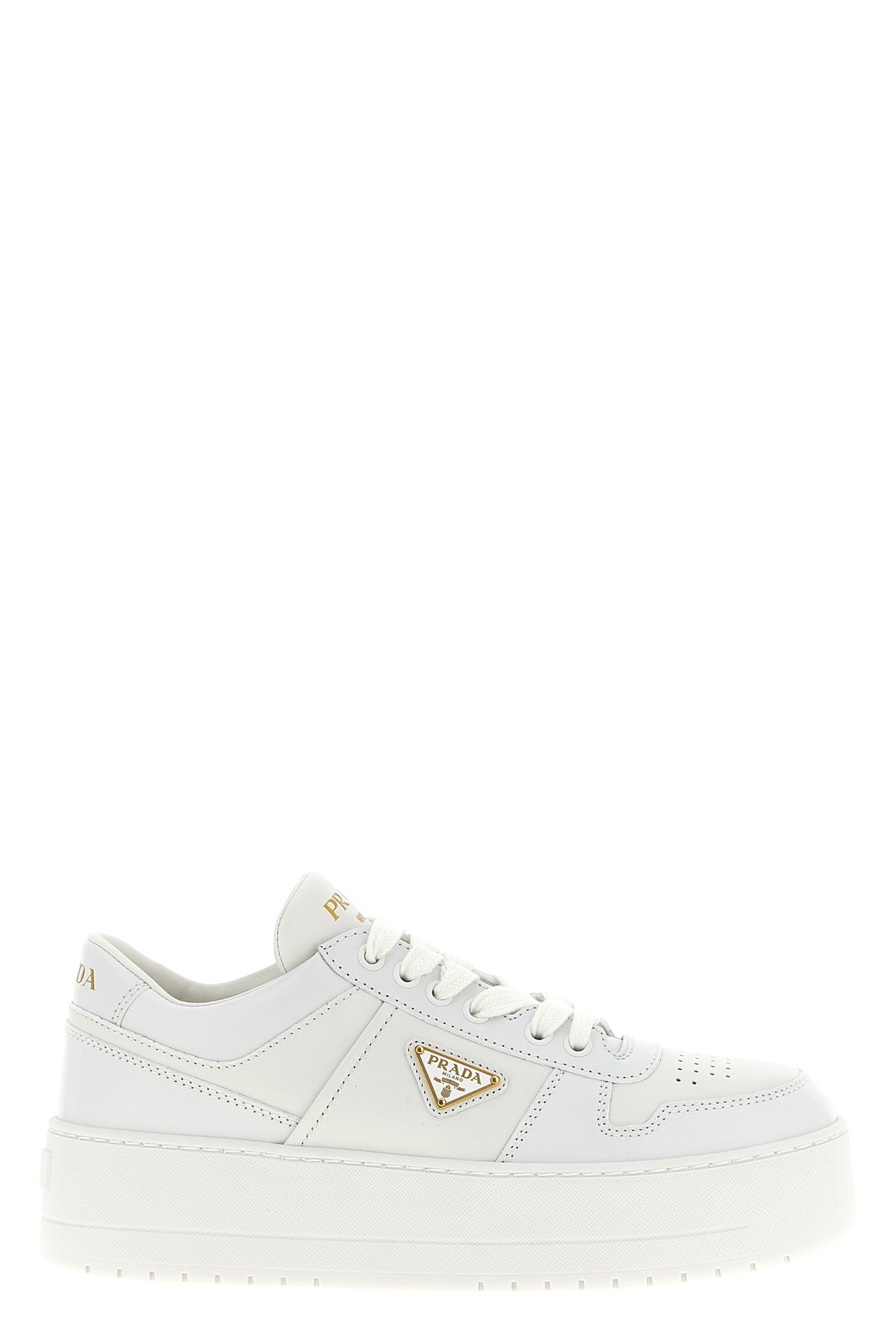 Prada 'downtown Bold' Sneakers In White