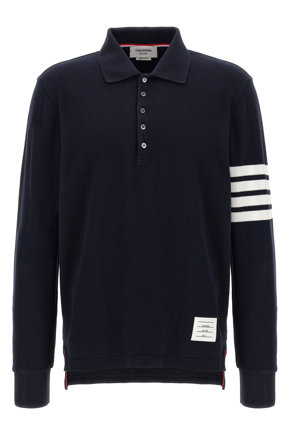 Thom Browne 4bar Polo Blue In Blue