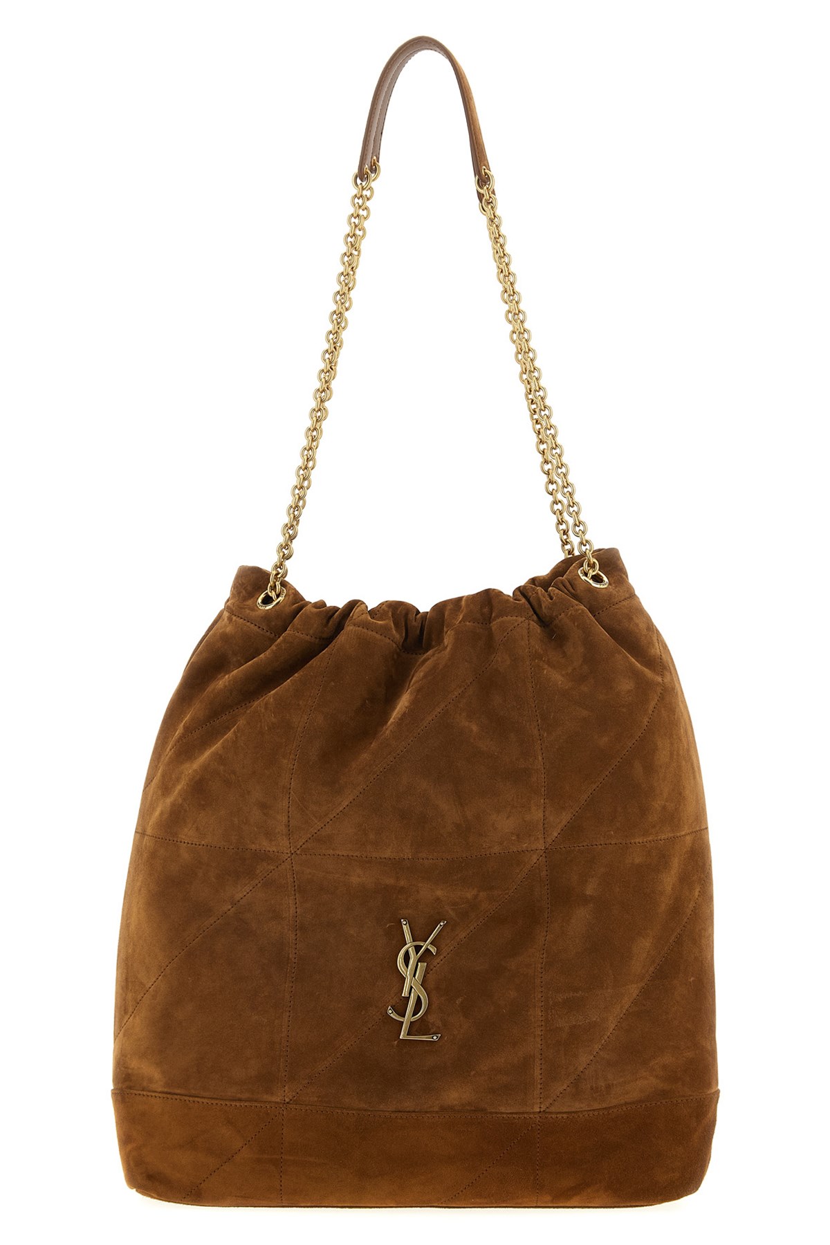 Saint Laurent 'pochon Jamie' Large Shoulder Bag In Brown