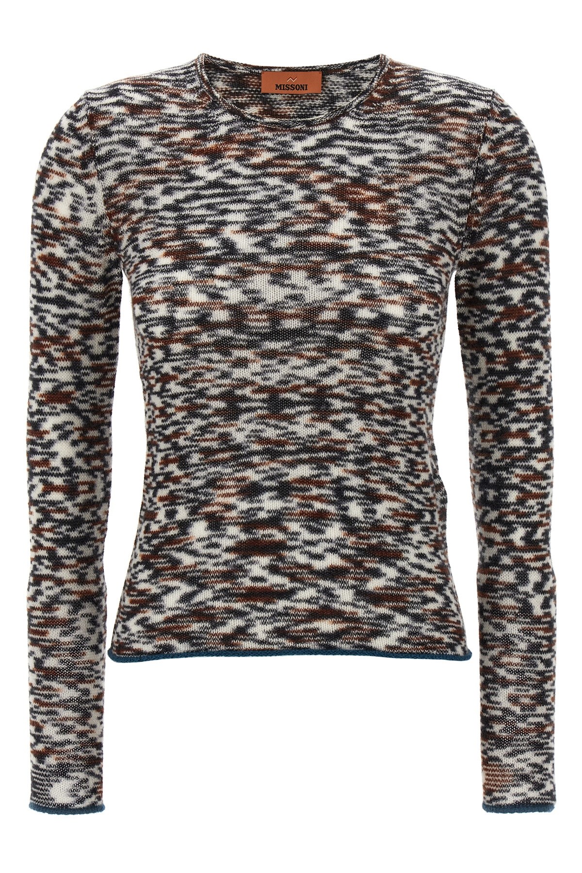 Missoni Maglia Con Motivo Fiammato Multicolor In Multi