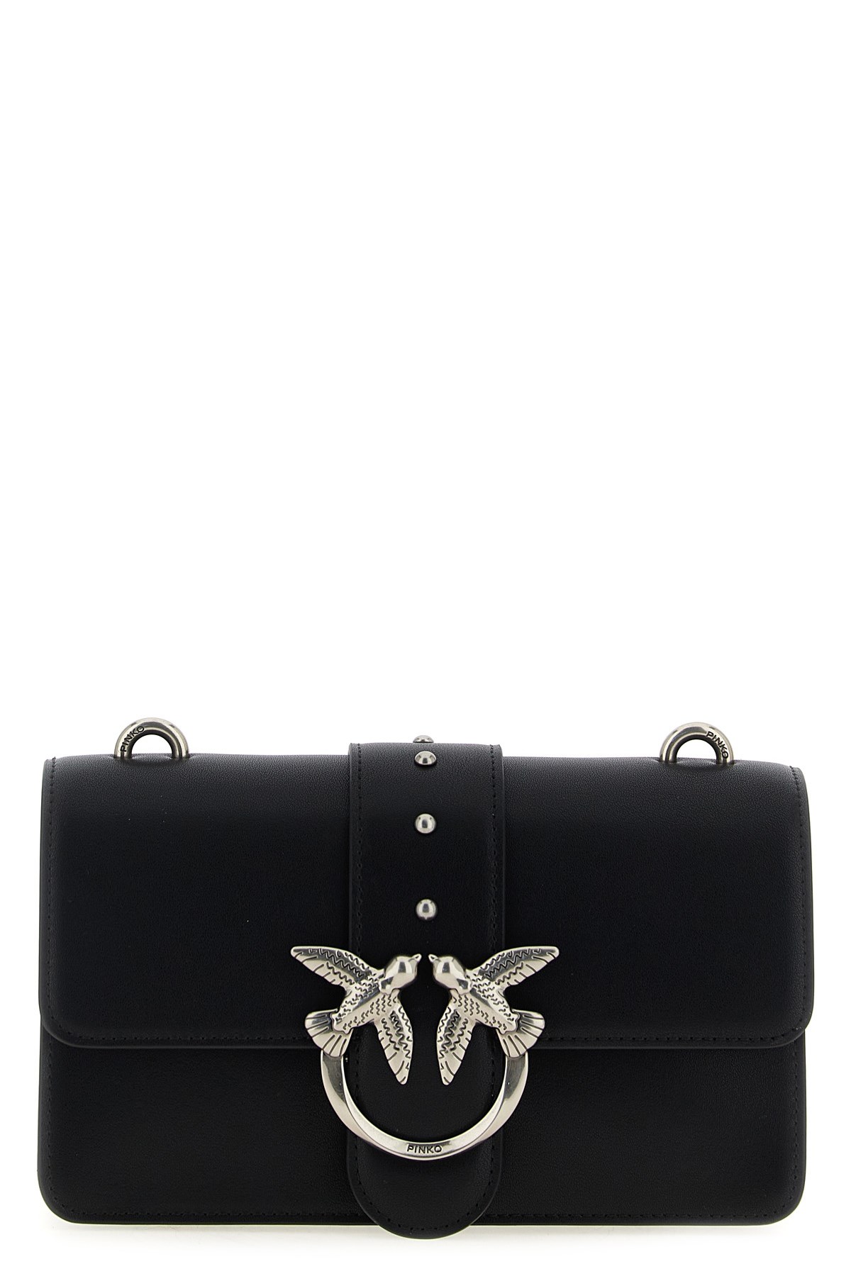 Pinko Love One Mini Crossbody Bag In Black