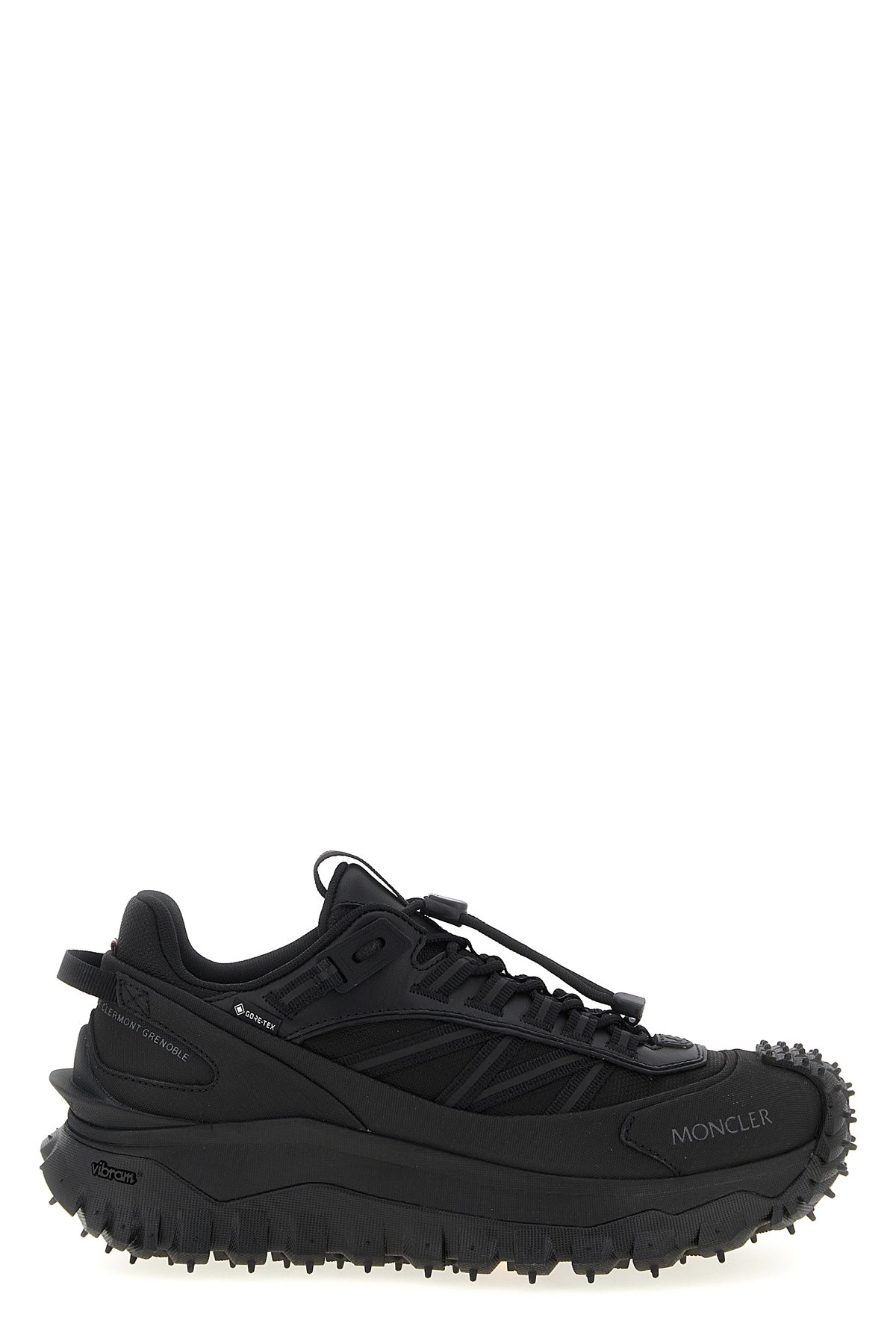Moncler Men Trailgrip Gtx Mesh And Leather Sneakers In Multi