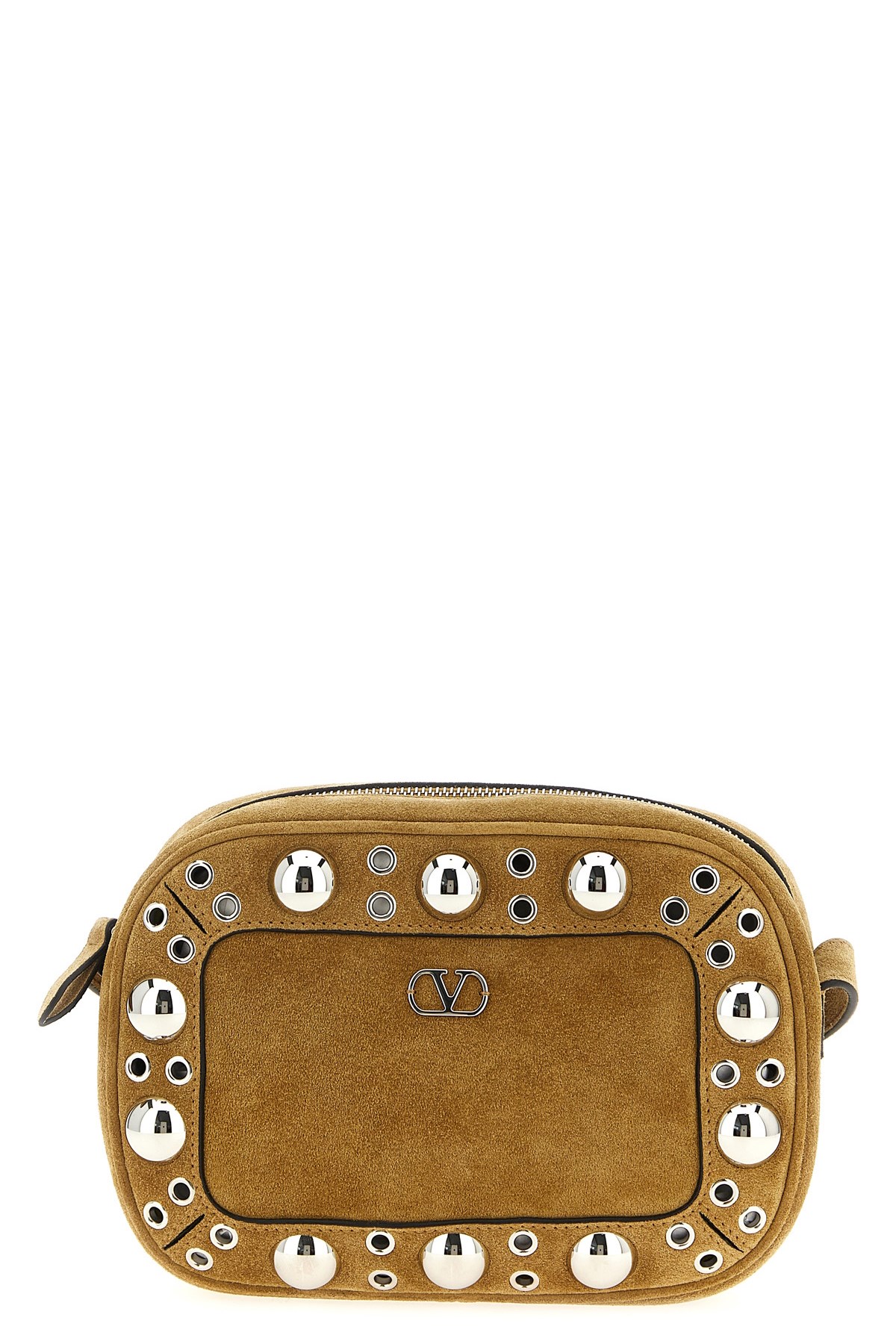 Valentino Garavani Garavani 'nellcôte' Shoulder Bag In Gold