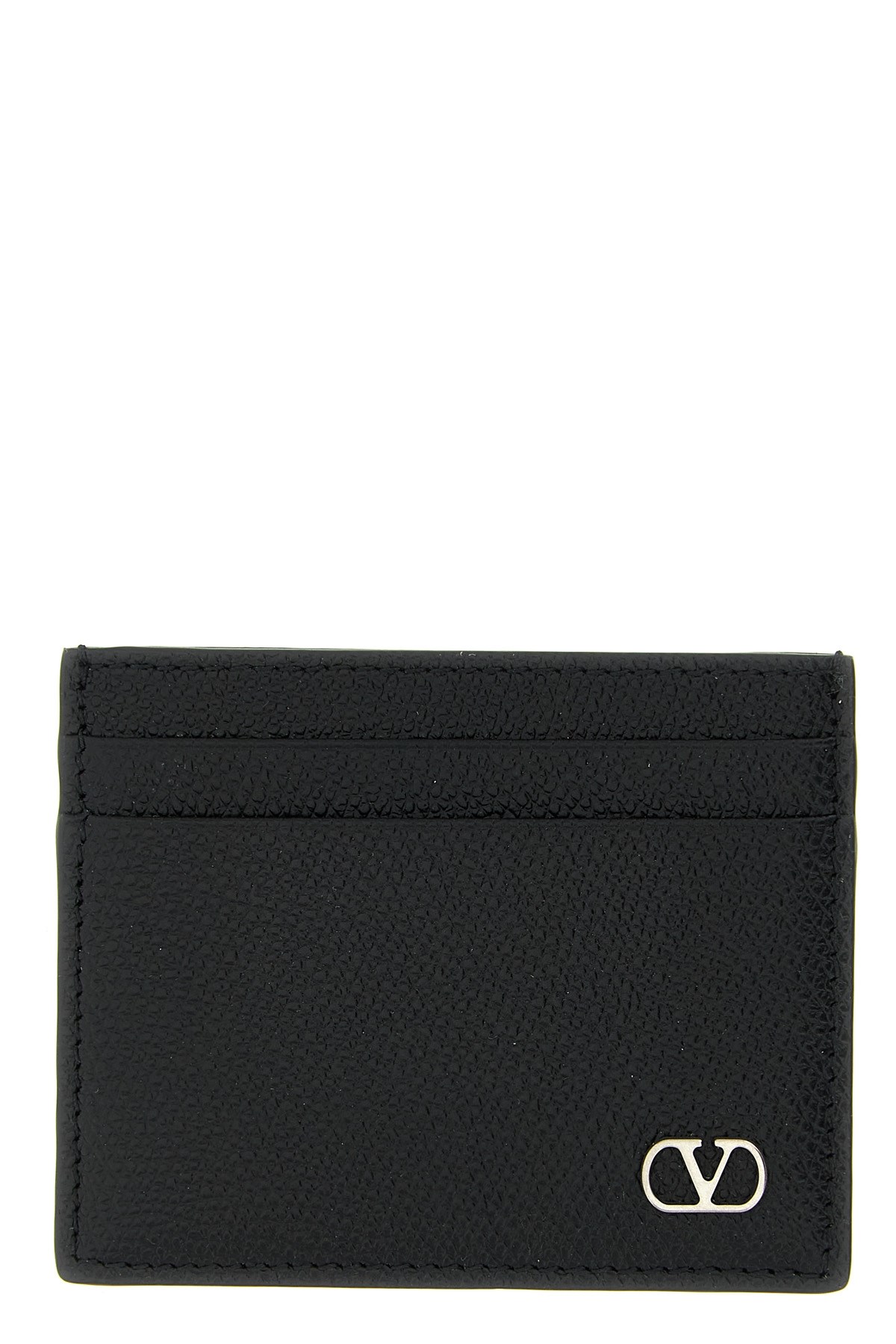 Valentino Garavani Vlogo Signature Cardholder In Black