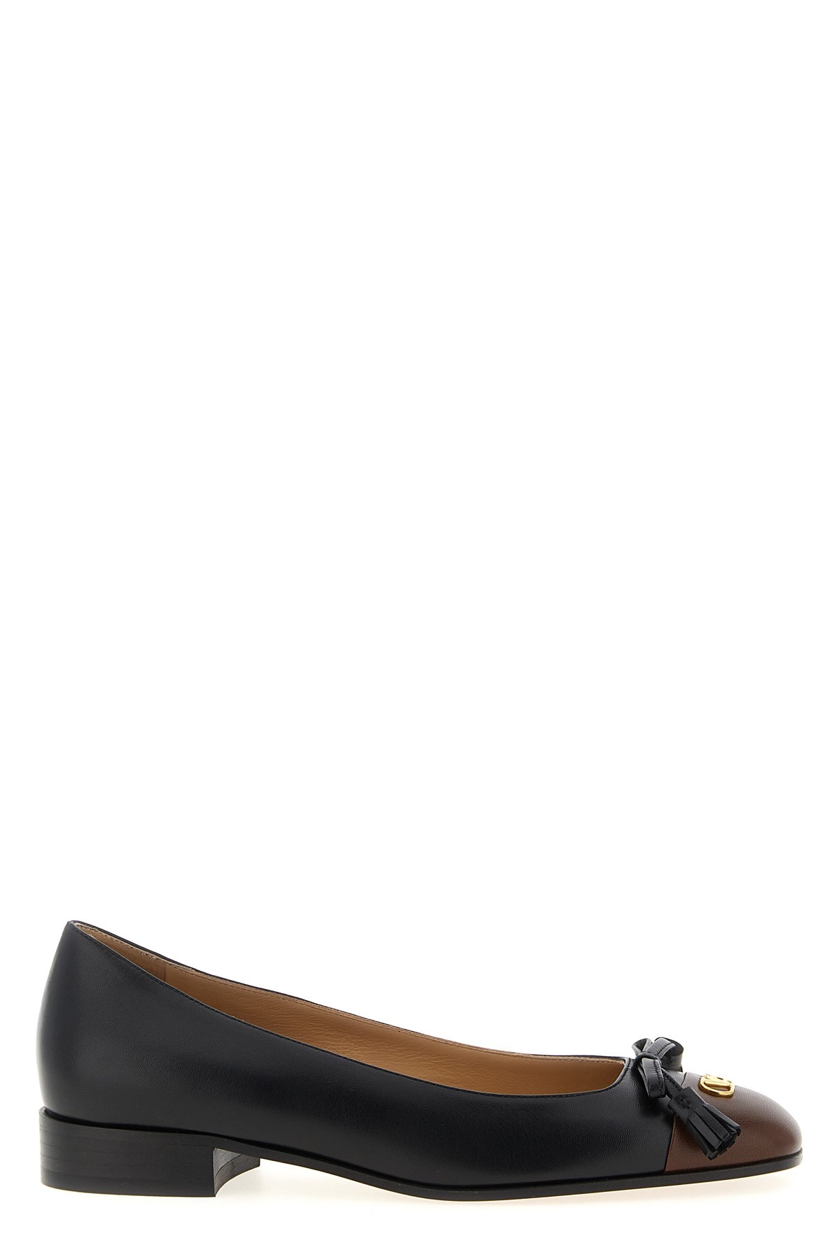 Valentino Garavani 'valet Du Roi' Ballet Flats In Black