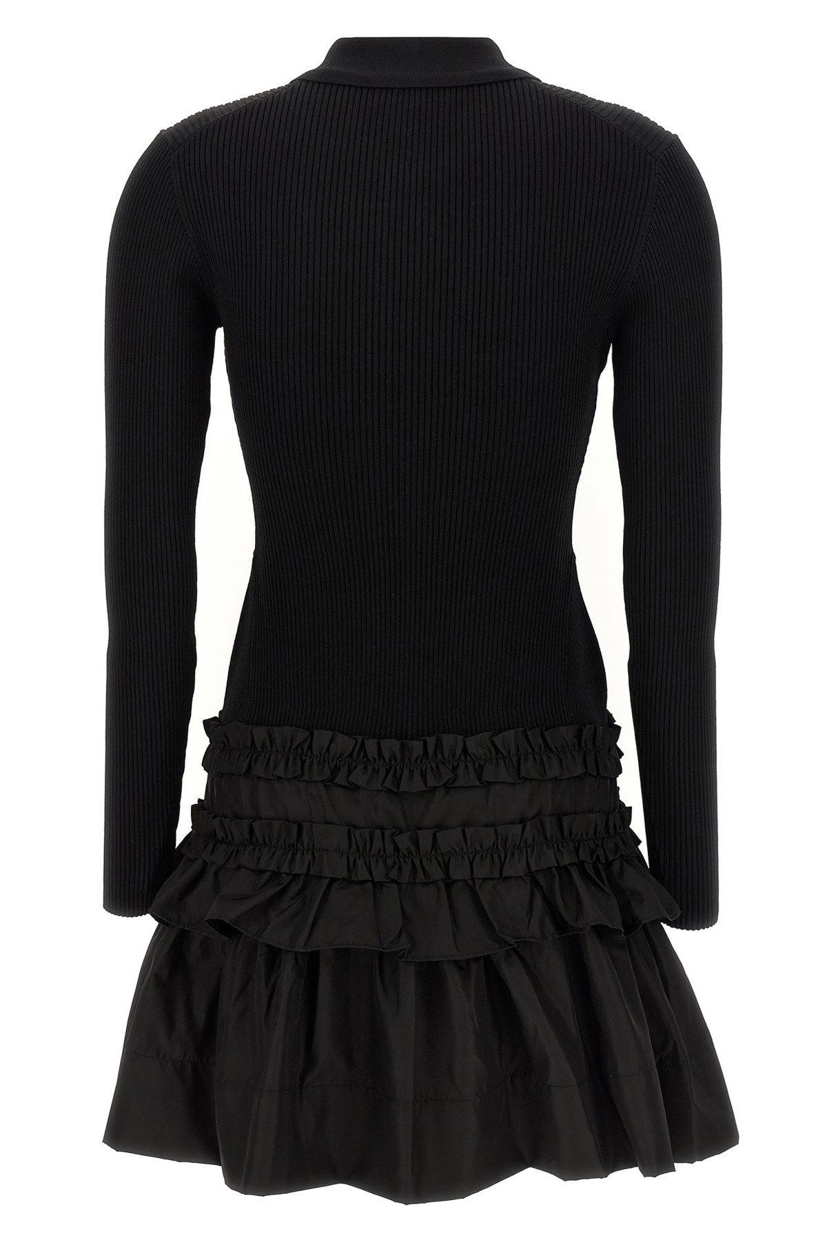 ワンピース Ganni FW25 'Melange Rib Knit Mini' dress (K2523 099) Ganni 'melange rib knit mini' dress available on julian