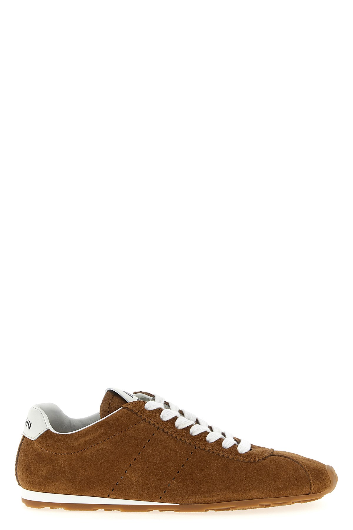 Miu Miu 'plume' Sneakers In Brown