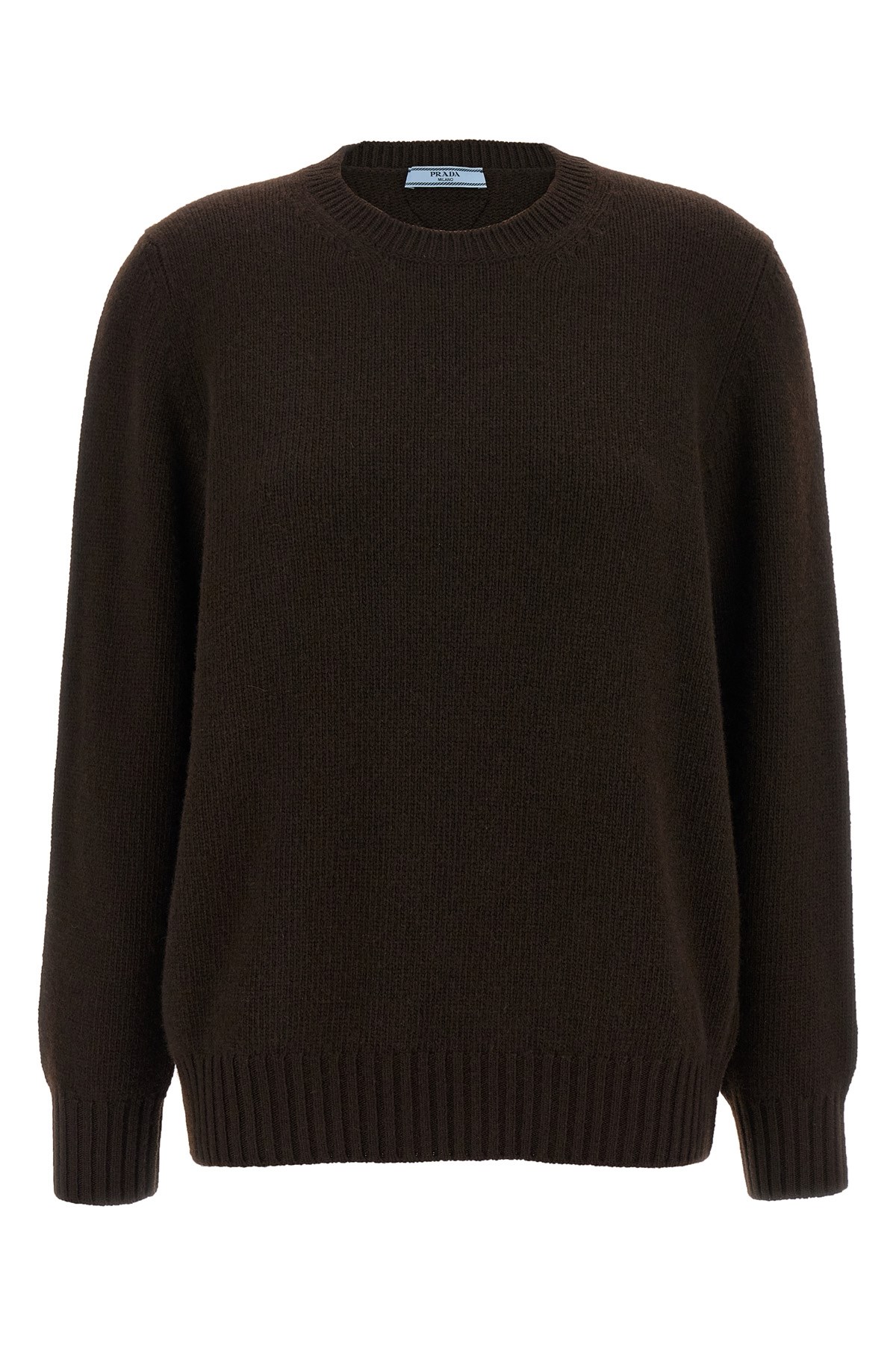 Prada Cashmere Sweater In Brown